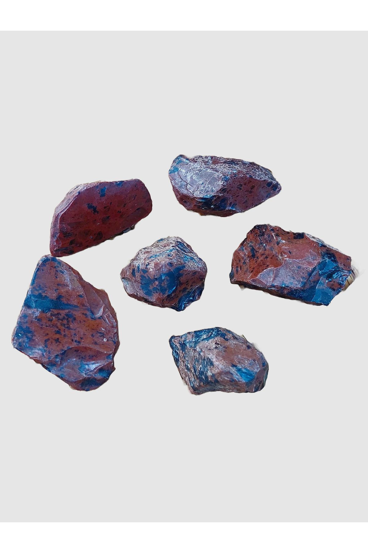Marmaris Atelier Mahagoni Obsidyen Maun Obsidyen Doğal Taş - Ortalama 55 g, 4-5 cm - Rastgele Seçim