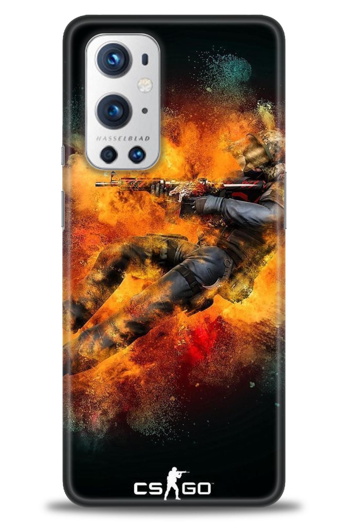Oneplus 9 Pro İle Uyumlu HD Baskılı Desenli Silikon Kılıf - 790