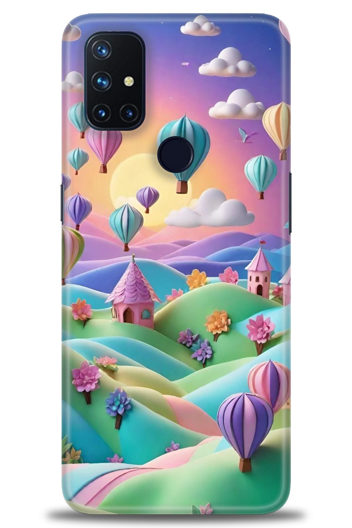 Oneplus Nord N10 İle Uyumlu HD Baskılı Desenli Silikon Kılıf - 330