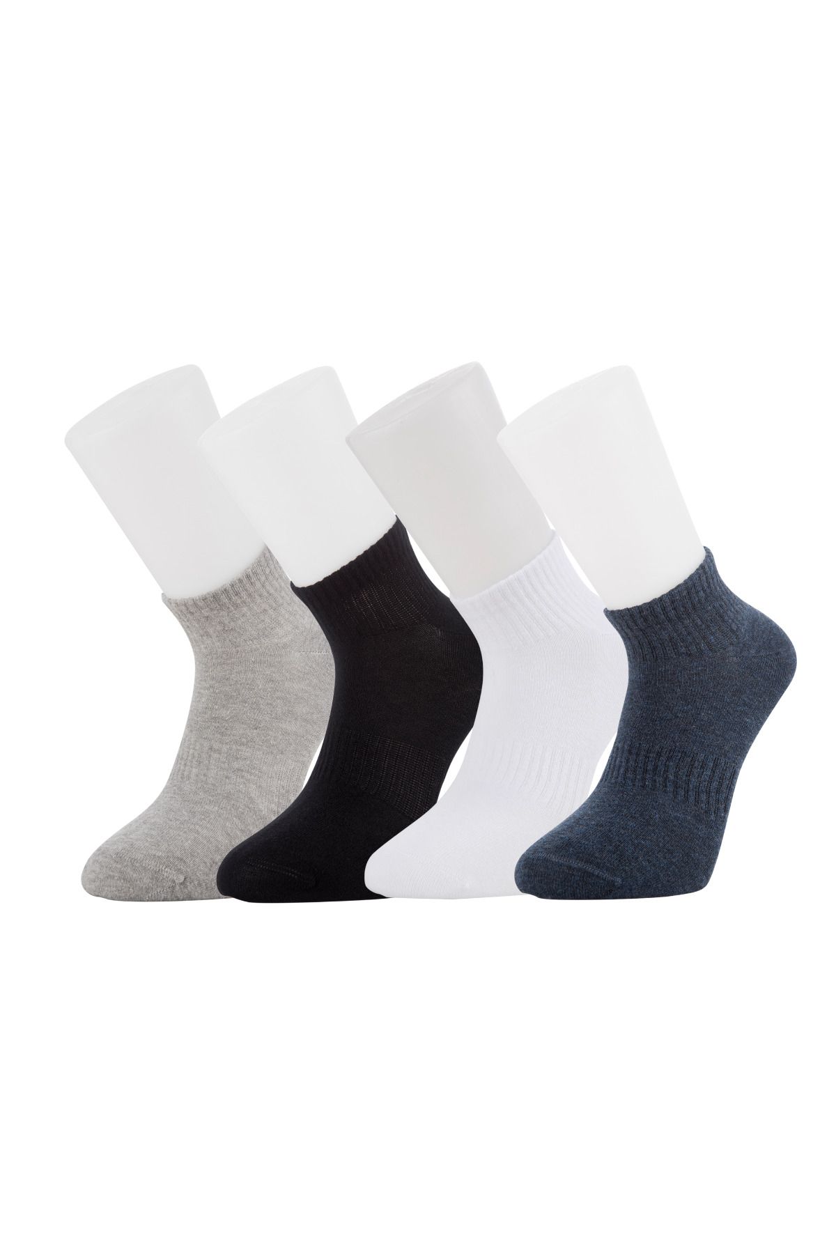 Moyra Socks 4'lü Lastikli Düz Pamuk Erkek Tenis Çorabı