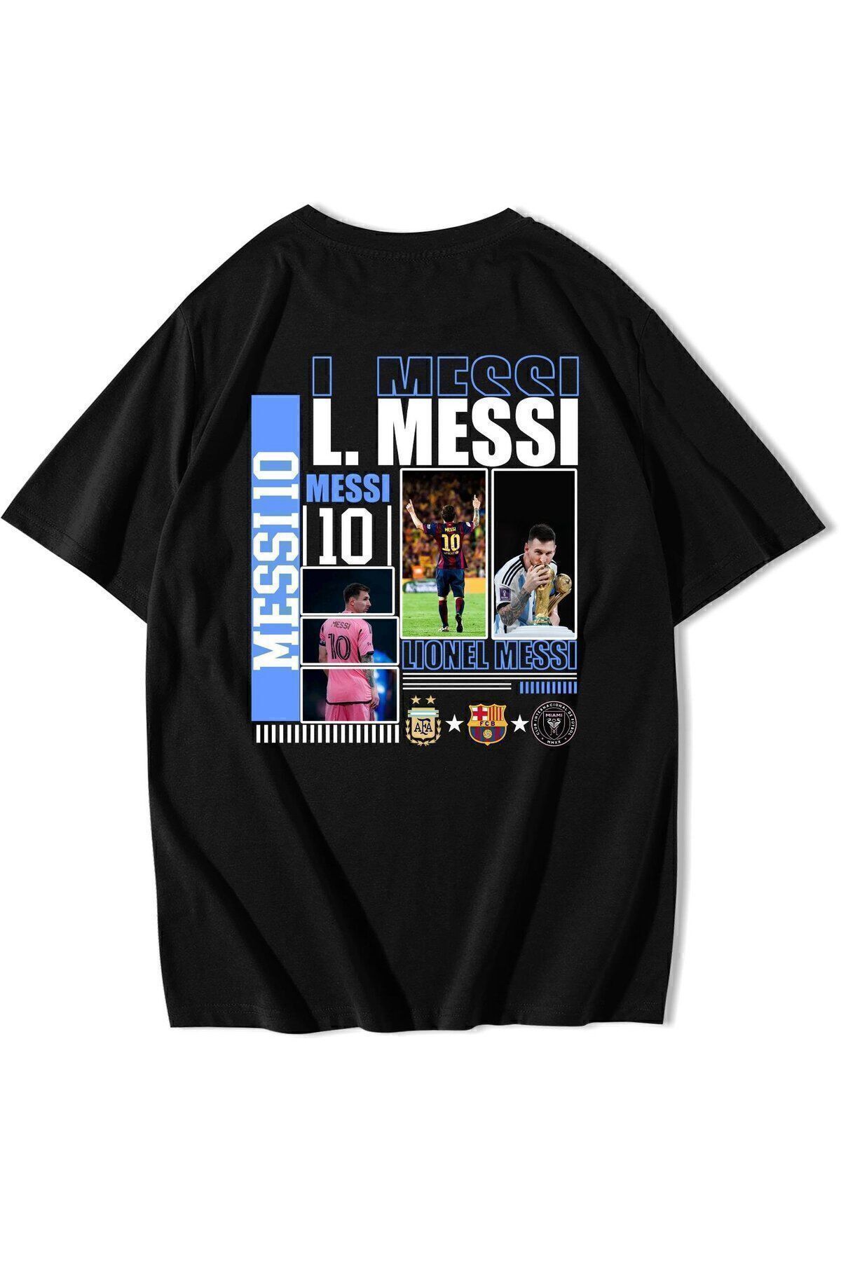Bozz&Bozz Collection Unisex Oversize Lionel Messi T-shirt