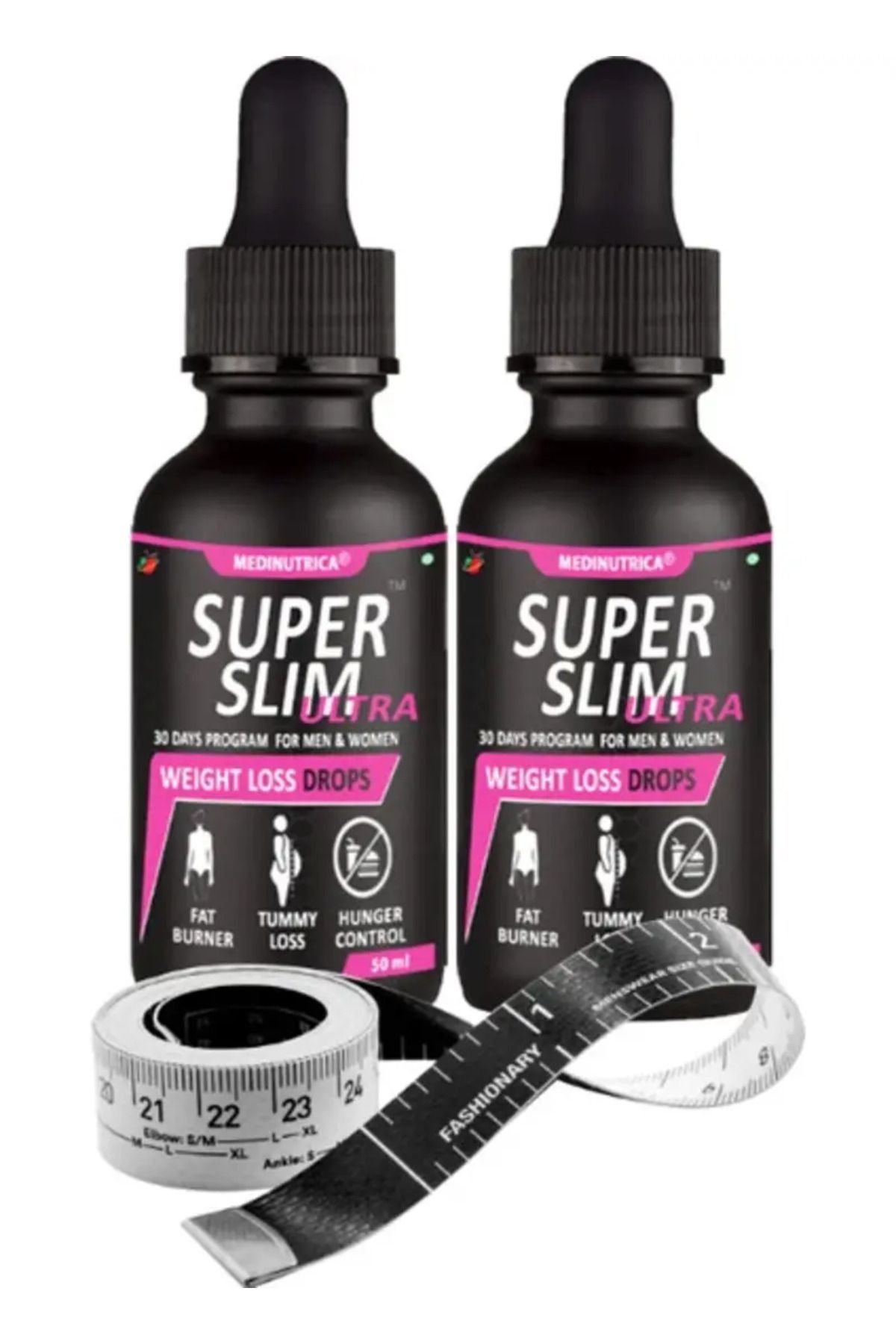 Natural Creams Medinutrica Super Slim Ultra Fiziğinizdeki Hafifliğin ve İnceliğin Damlası Bay 50 ml X 2 ADET