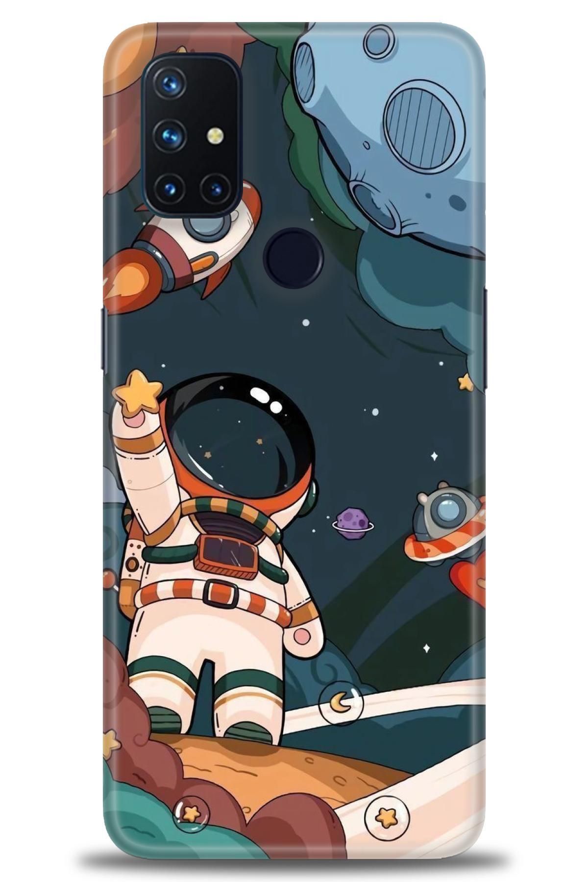 Oneplus Nord N10 İle Uyumlu HD Baskılı Desenli Silikon Kılıf - 1100