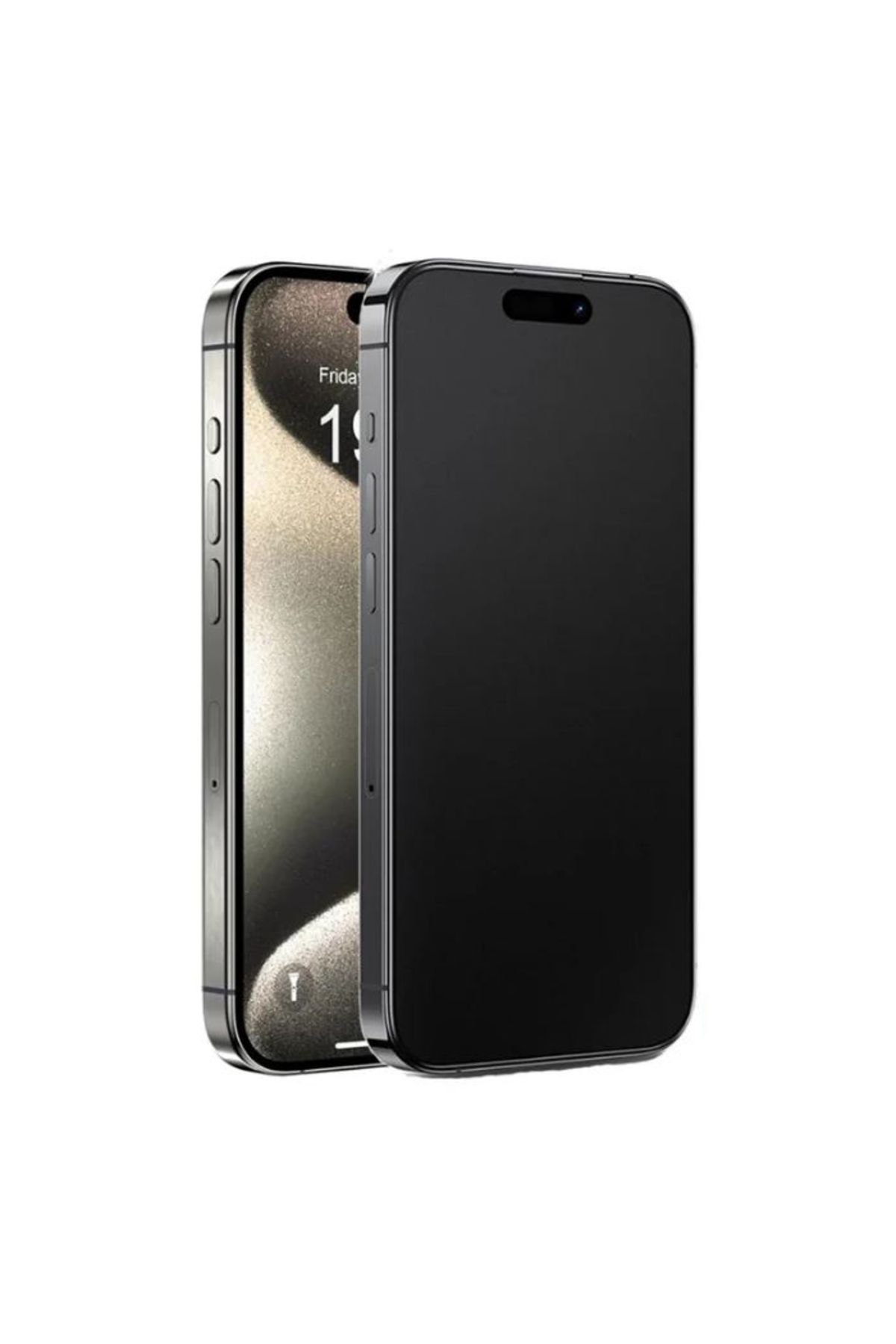 REDz Accessories Folie Mată, Antireflex, Compatibilă Cu Iphone 15 Plus/15 Pro Max, Ecran, Sticlă, Negru - One Size