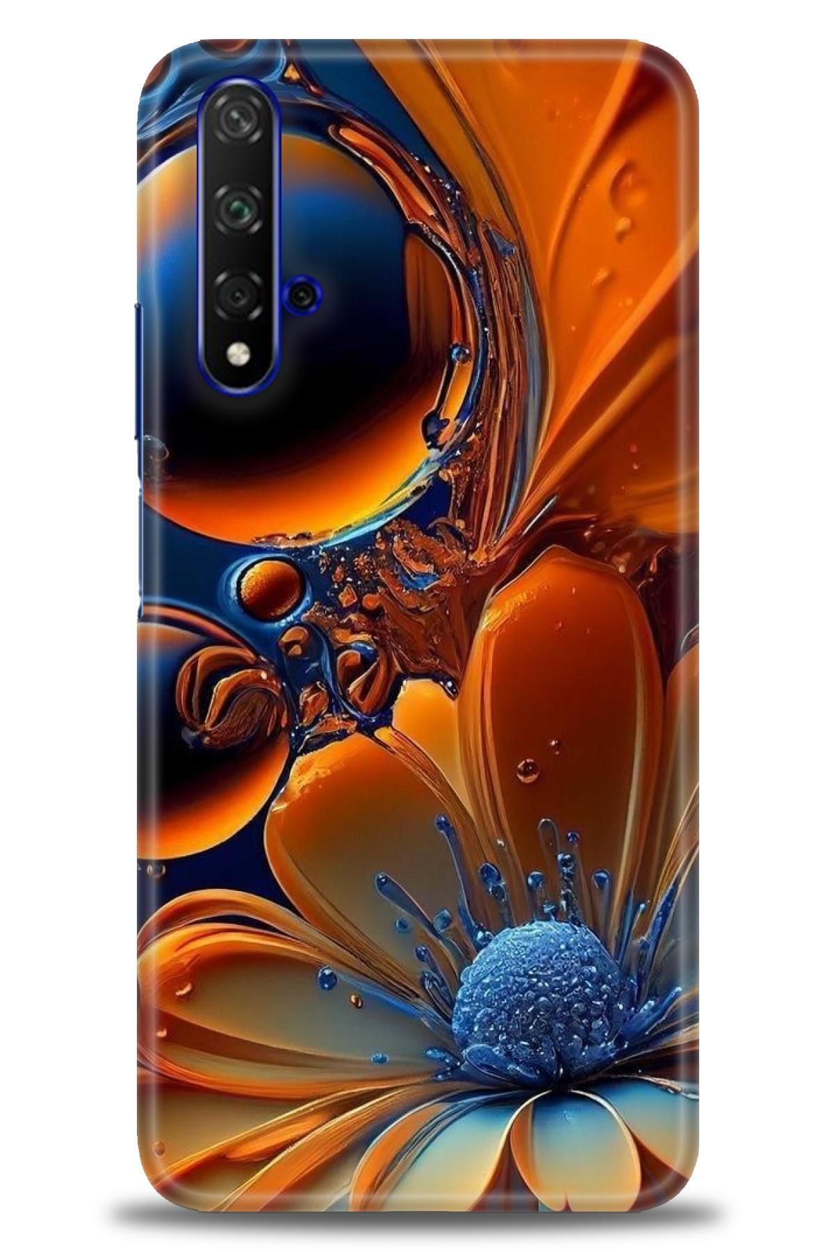 CooperTech Huawei Honor 20 İle Uyumlu HD Baskılı Silikon Kılıf - 360