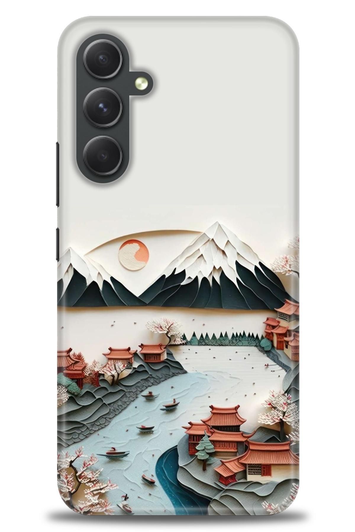 CooperTech Samsung Galaxy A54 İle Uyumlu HD Baskılı Desenli Silikon Kılıf - 322