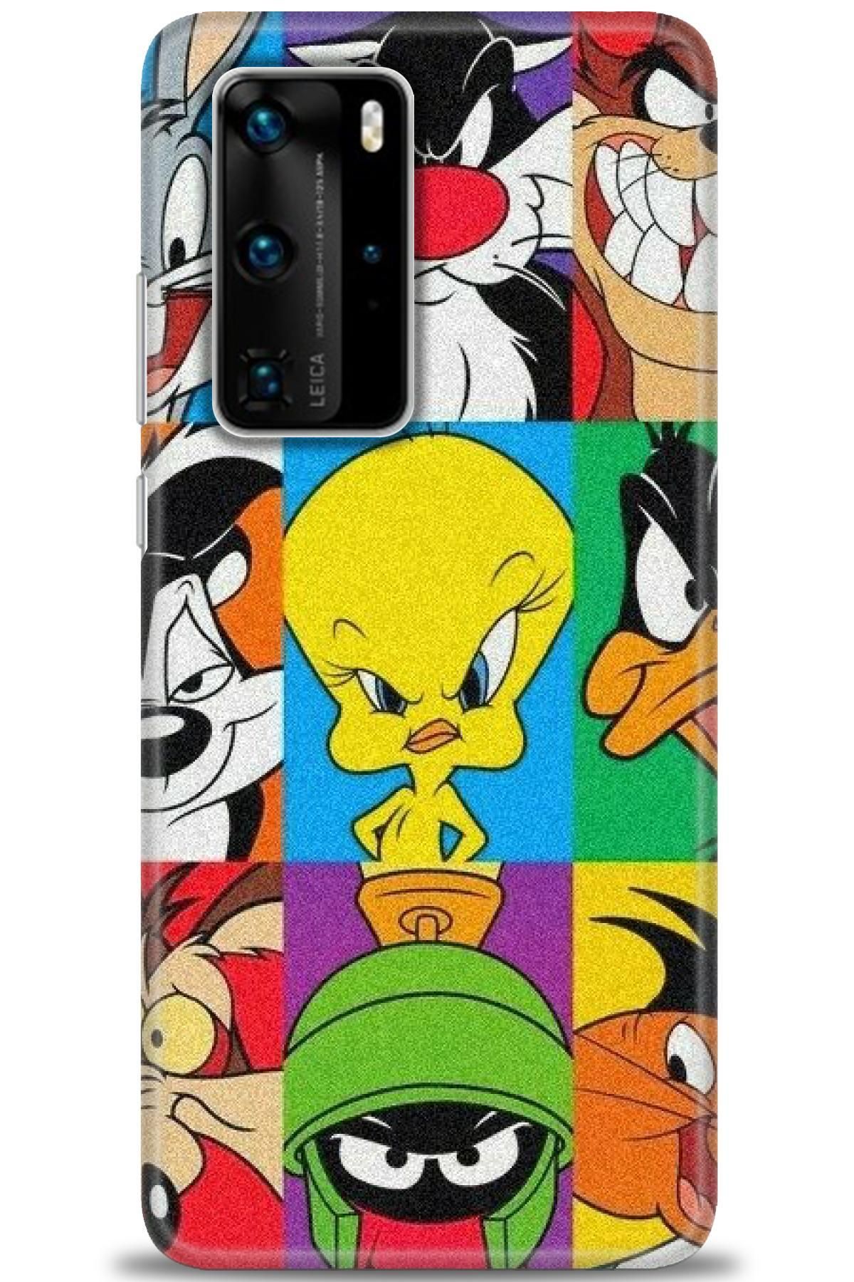 CooperTech Huawei P40 Pro İle Uyumlu HD Baskılı Silikon Kılıf - 588