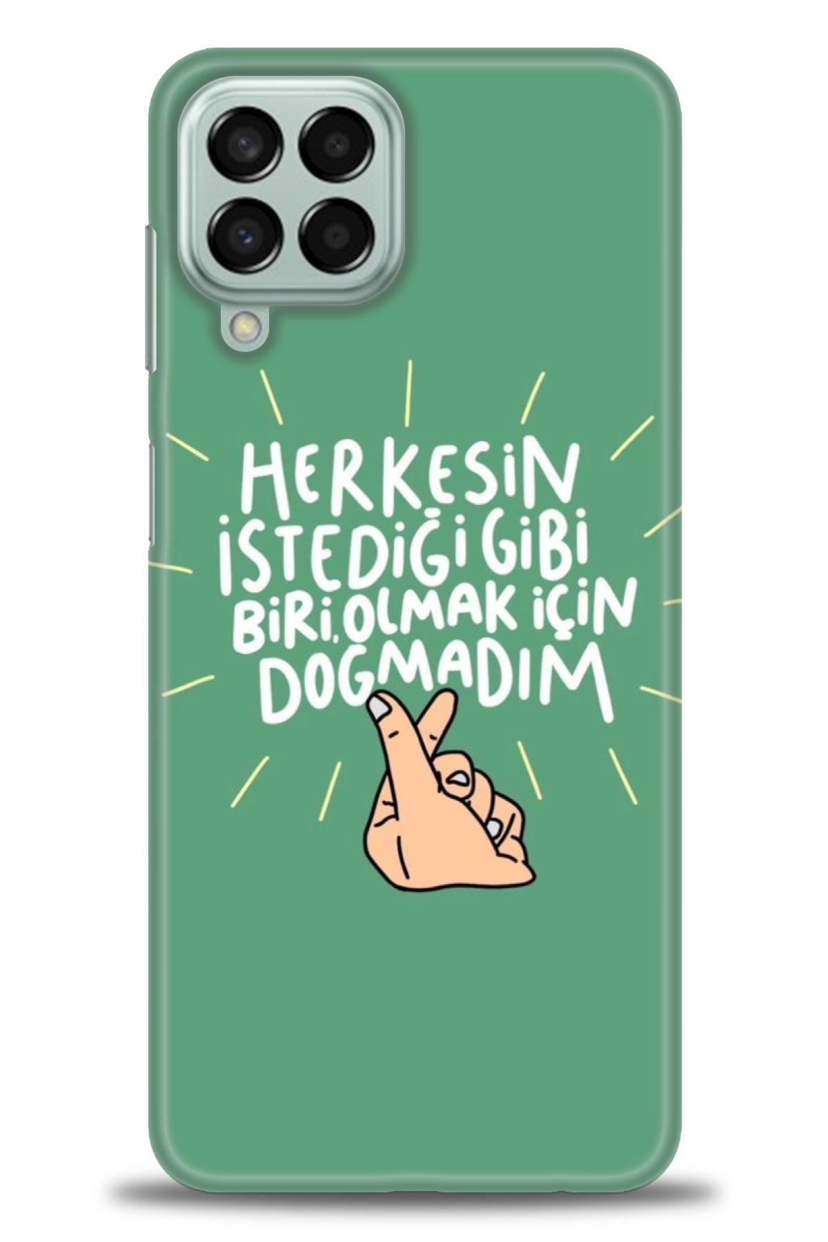 CooperTech Samsung Galaxy M33 İle Uyumlu HD Baskılı Desenli Silikon Kılıf - 1079