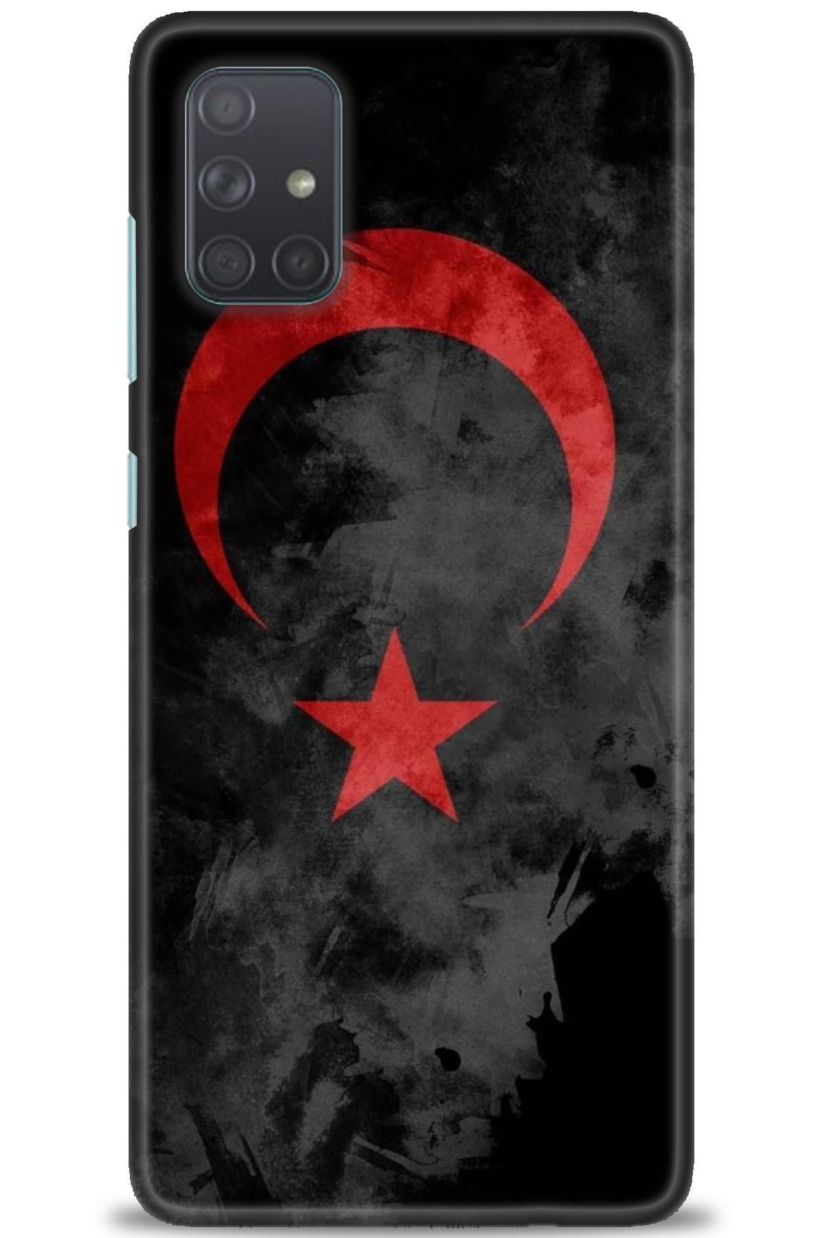 CooperTech Samsung Galaxy A51 İle Uyumlu HD Baskılı Desenli Silikon Kılıf - 467