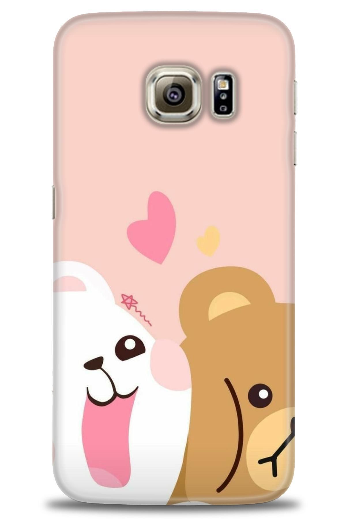 CooperTech Samsung Galaxy S6 İle Uyumlu HD Baskılı Desenli Silikon Kılıf - 35