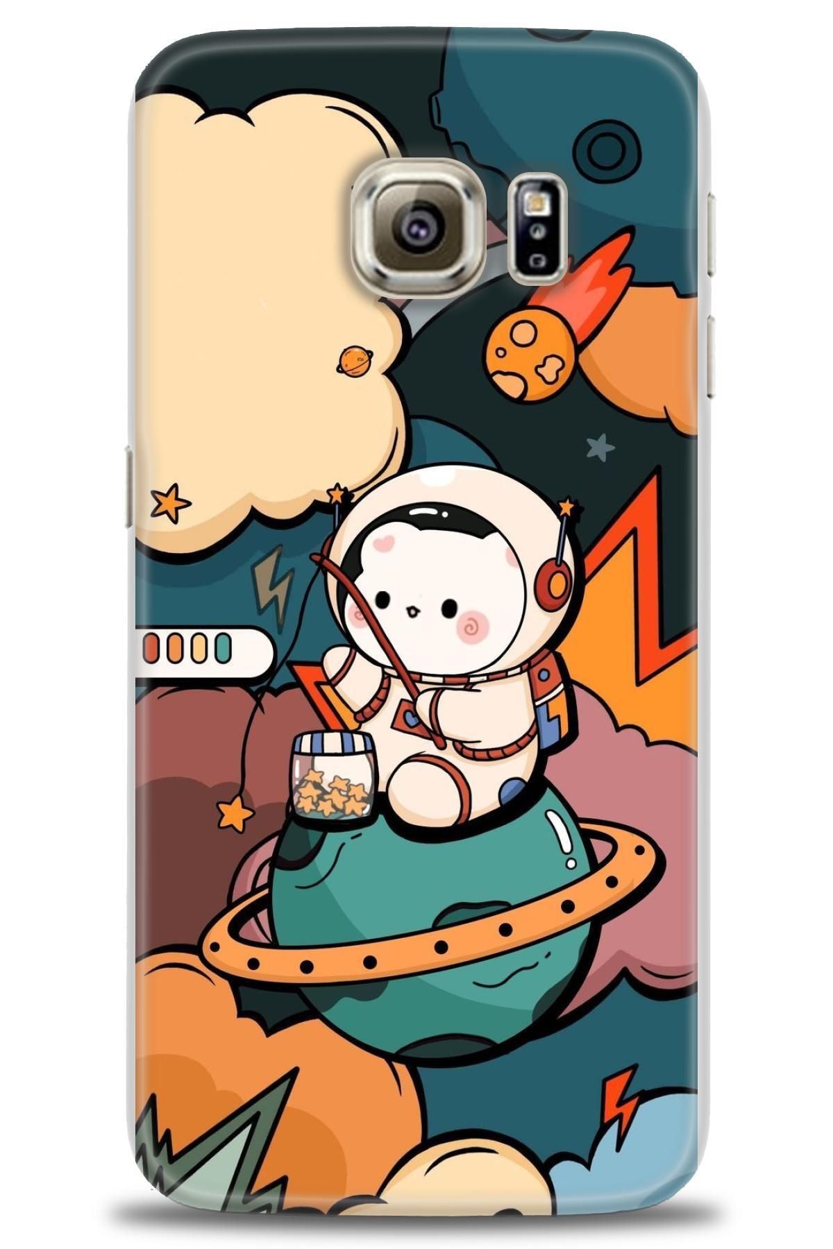 CooperTech Samsung Galaxy S6 İle Uyumlu HD Baskılı Desenli Silikon Kılıf - 99