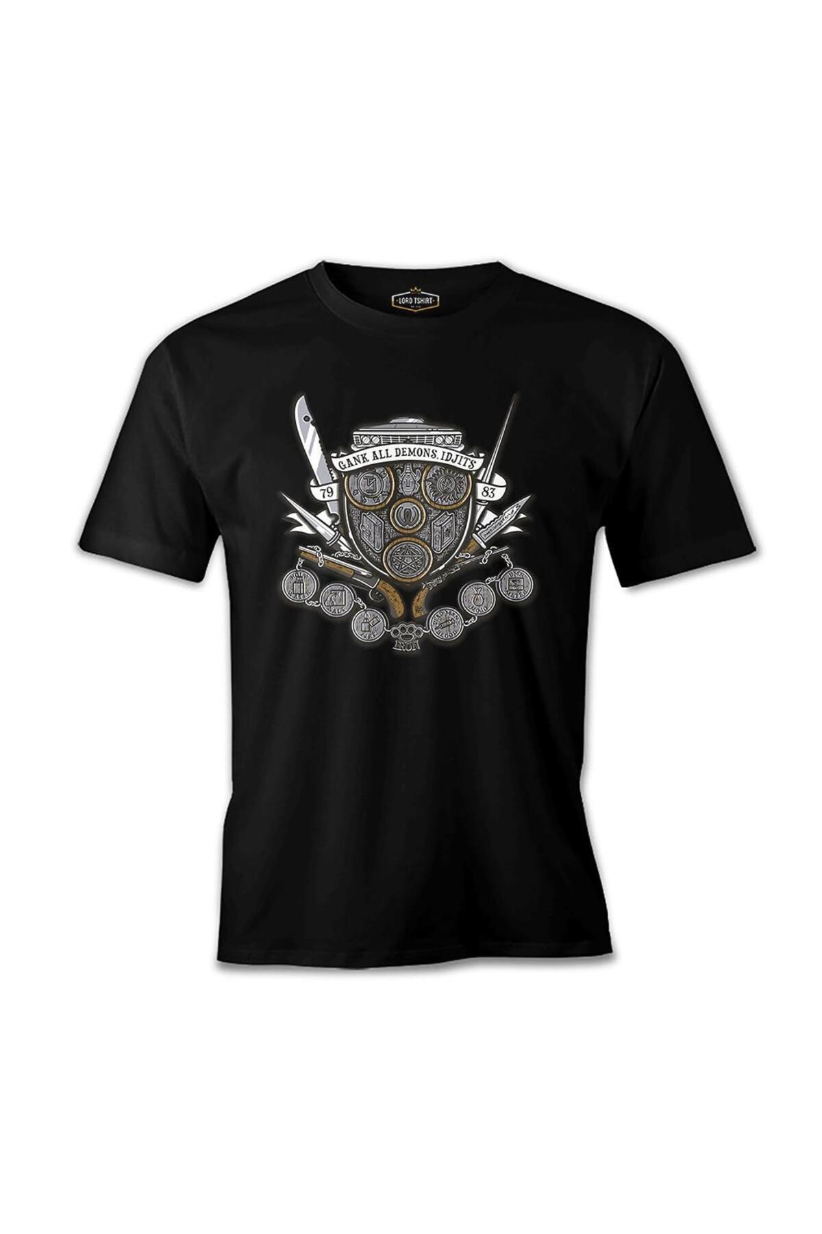 Lord T-Shirt Supernatural - 79/83 Siyah Erkek Tshirt