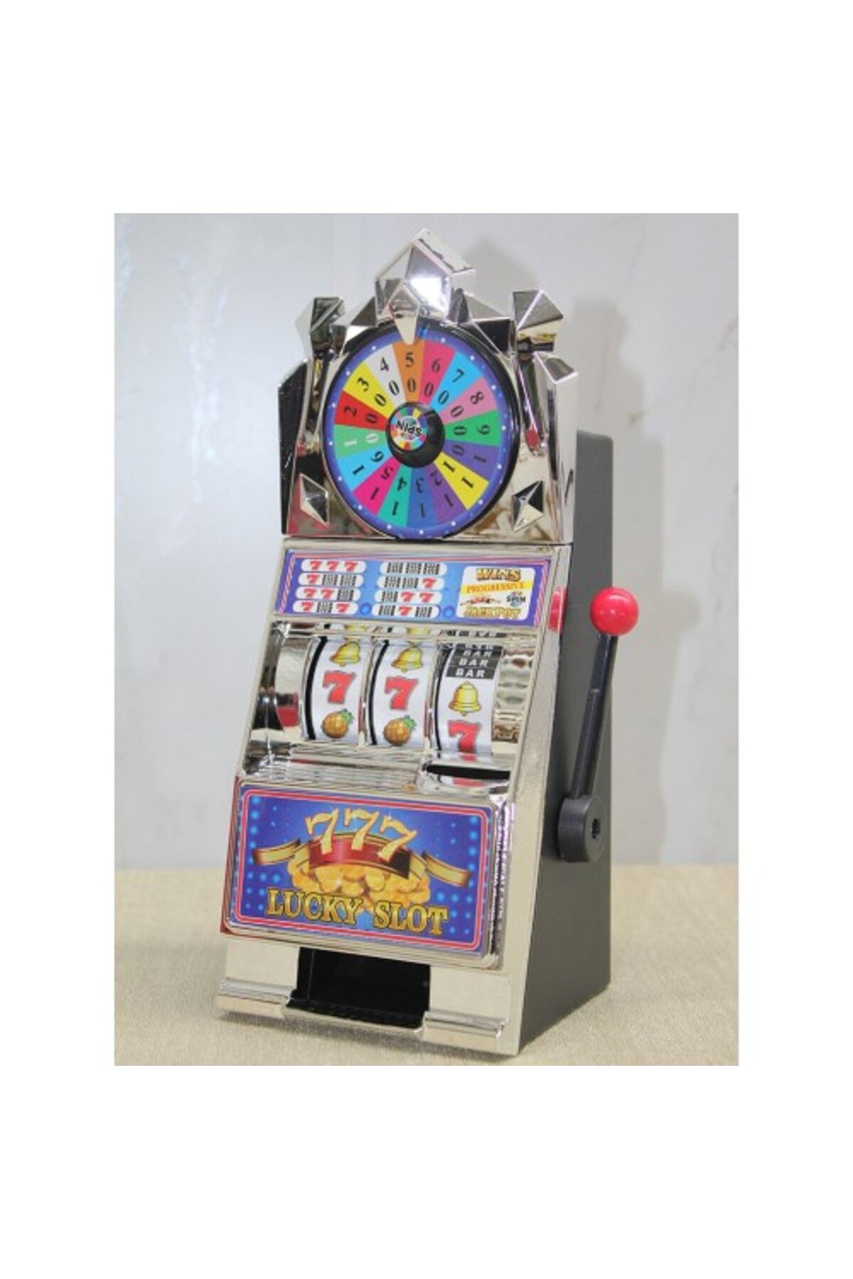 Mu Art Ahşap Slot Makinesi Çarkıfelekli