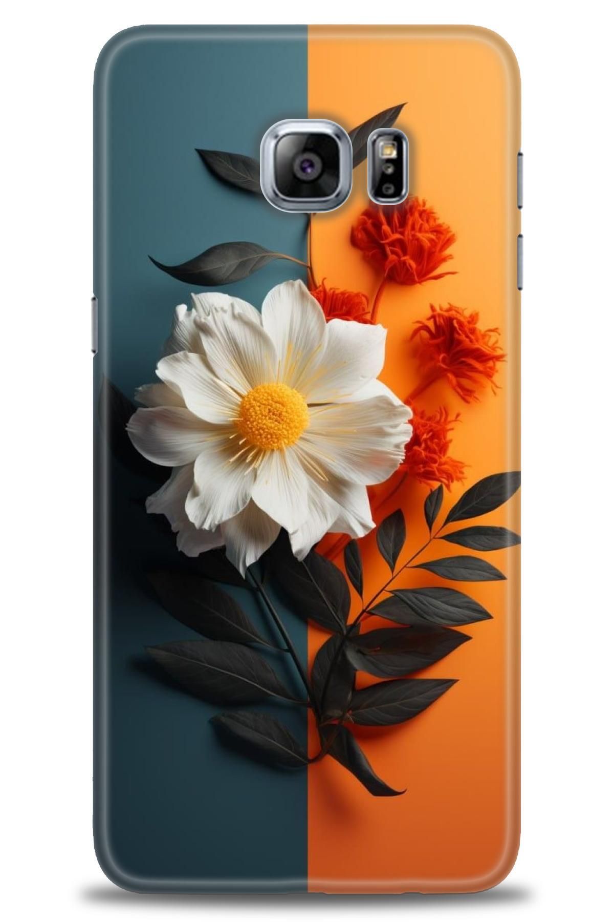 CooperTech Samsung Galaxy S6 Edge Plus İle Uyumlu HD Baskılı Desenli Silikon Kılıf - 971