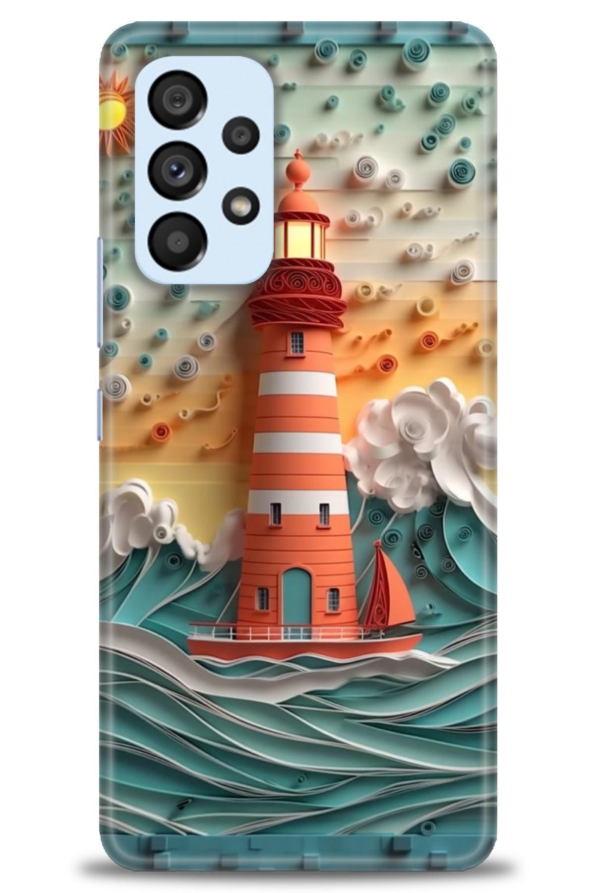 CooperTech Samsung Galaxy A73 5G İle Uyumlu HD Baskılı Desenli Silikon Kılıf - 881