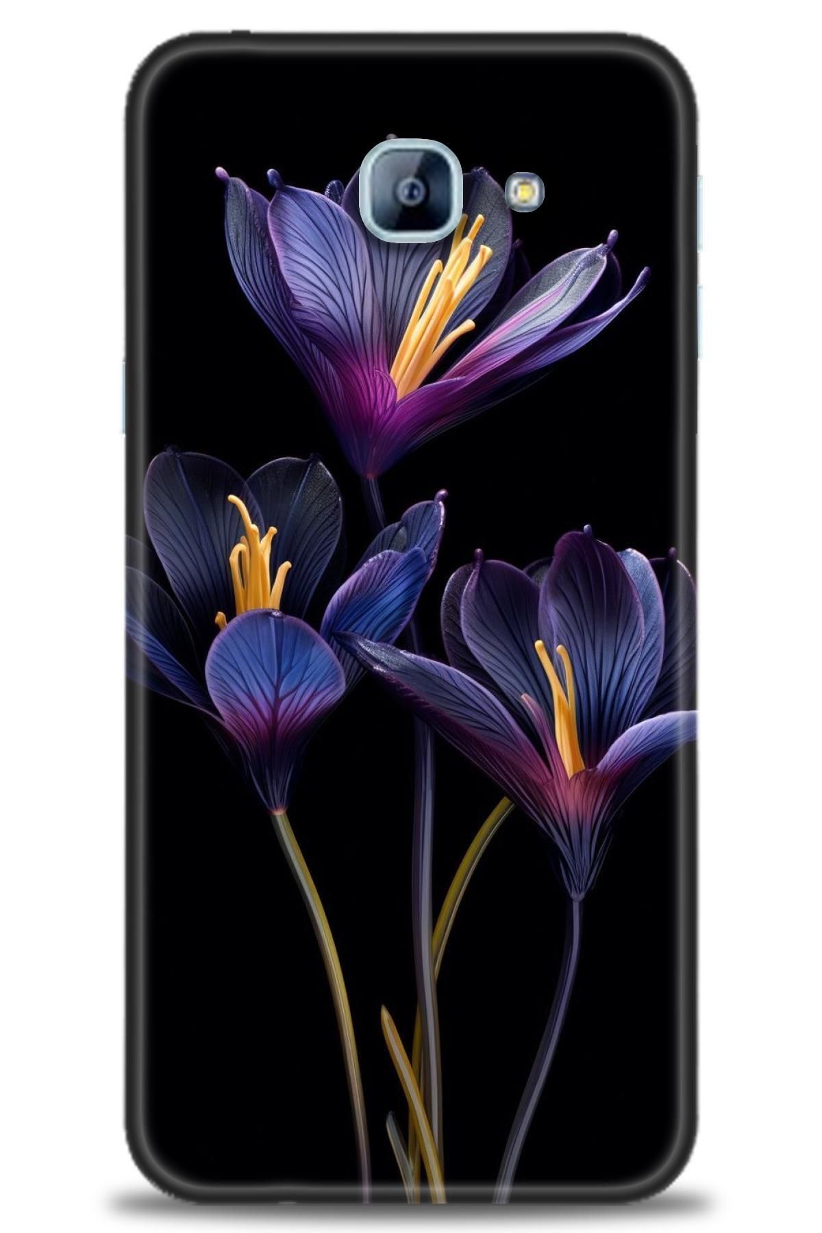 CooperTech Samsung Galaxy A8 2016 İle Uyumlu HD Baskılı Desenli Silikon Kılıf - 412
