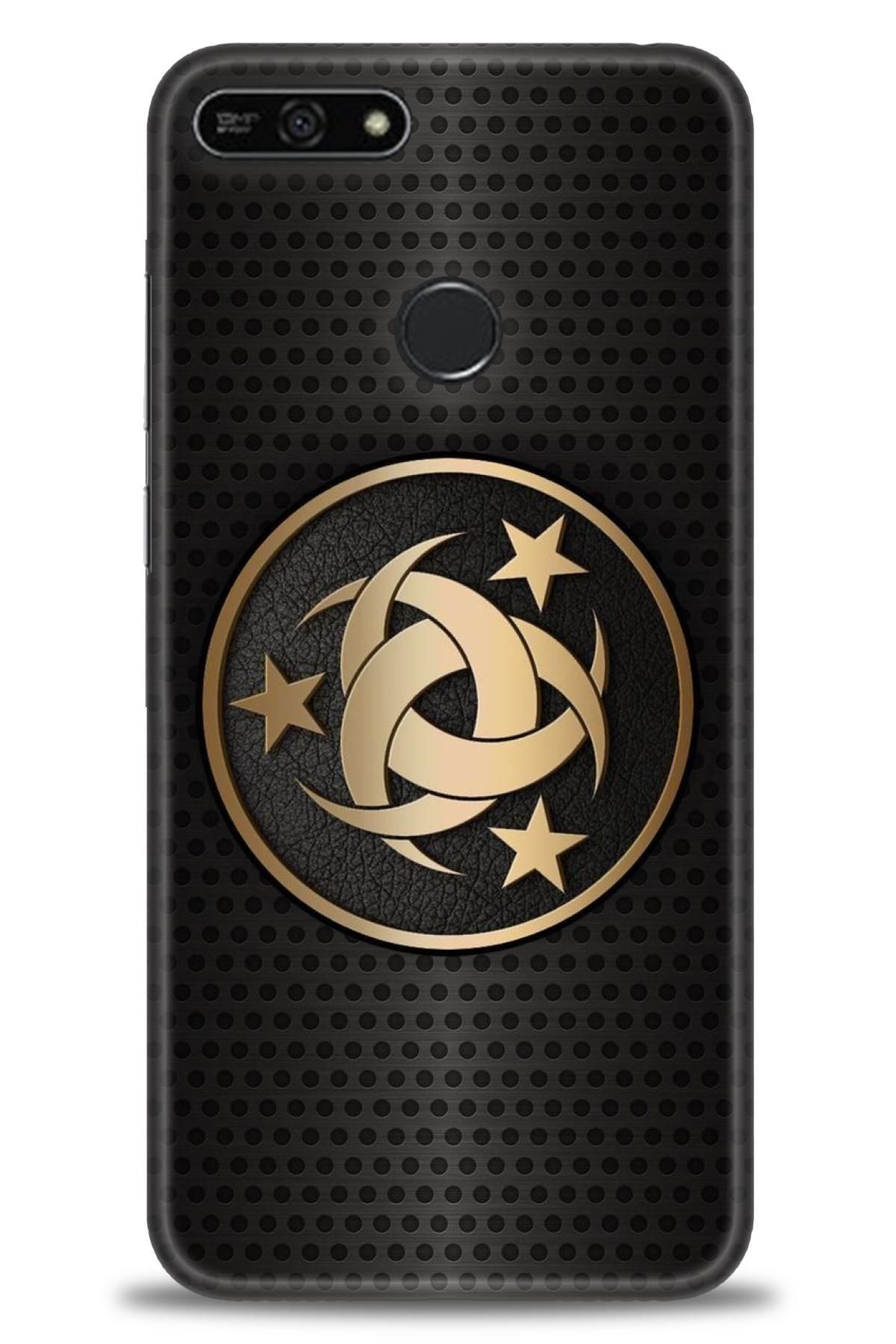 CooperTech Huawei Honor 7A İle Uyumlu HD Baskılı Silikon Kılıf - 782
