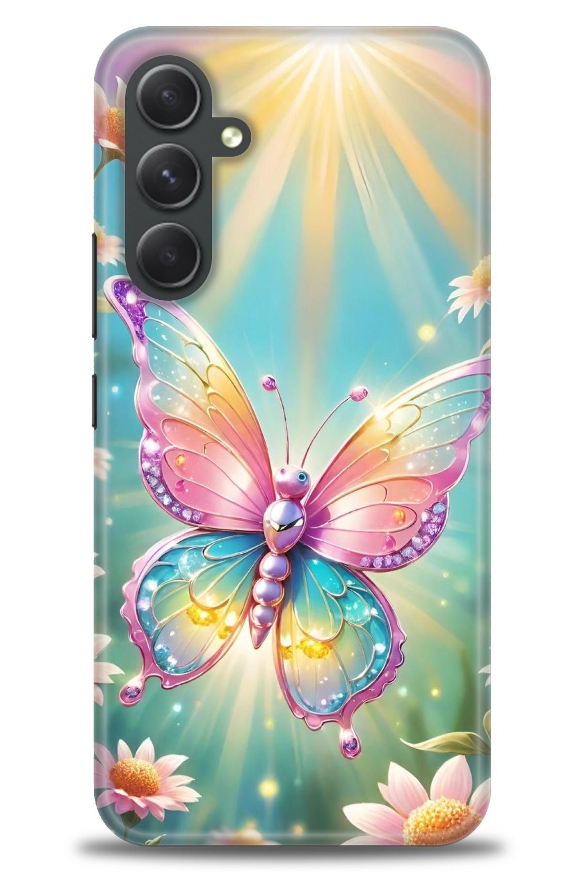 CooperTech Samsung Galaxy A54 İle Uyumlu HD Baskılı Desenli Silikon Kılıf - 188