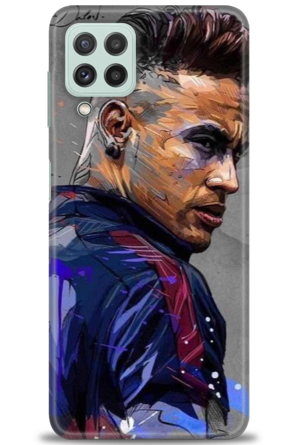 CooperTech Samsung Galaxy M22 İle Uyumlu HD Baskılı Desenli Silikon Kılıf - 458