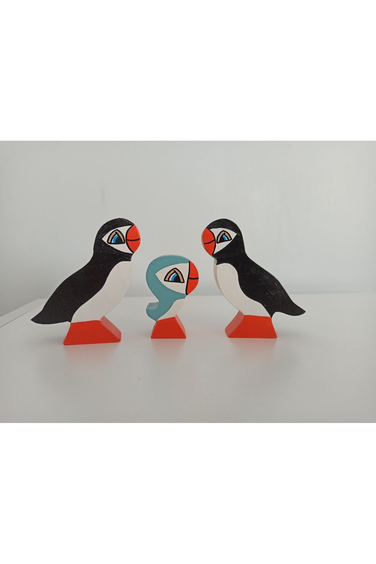 Gepettonine Ahşap Oyuncak Puffin Rock Karakterleri