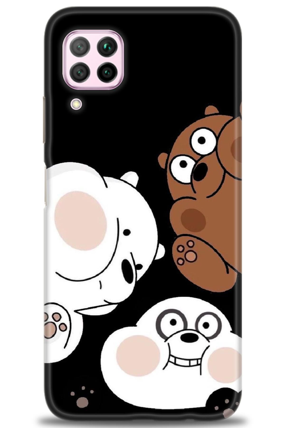 CooperTech Huawei P40 Lite İle Uyumlu HD Baskılı Silikon Kılıf - 131