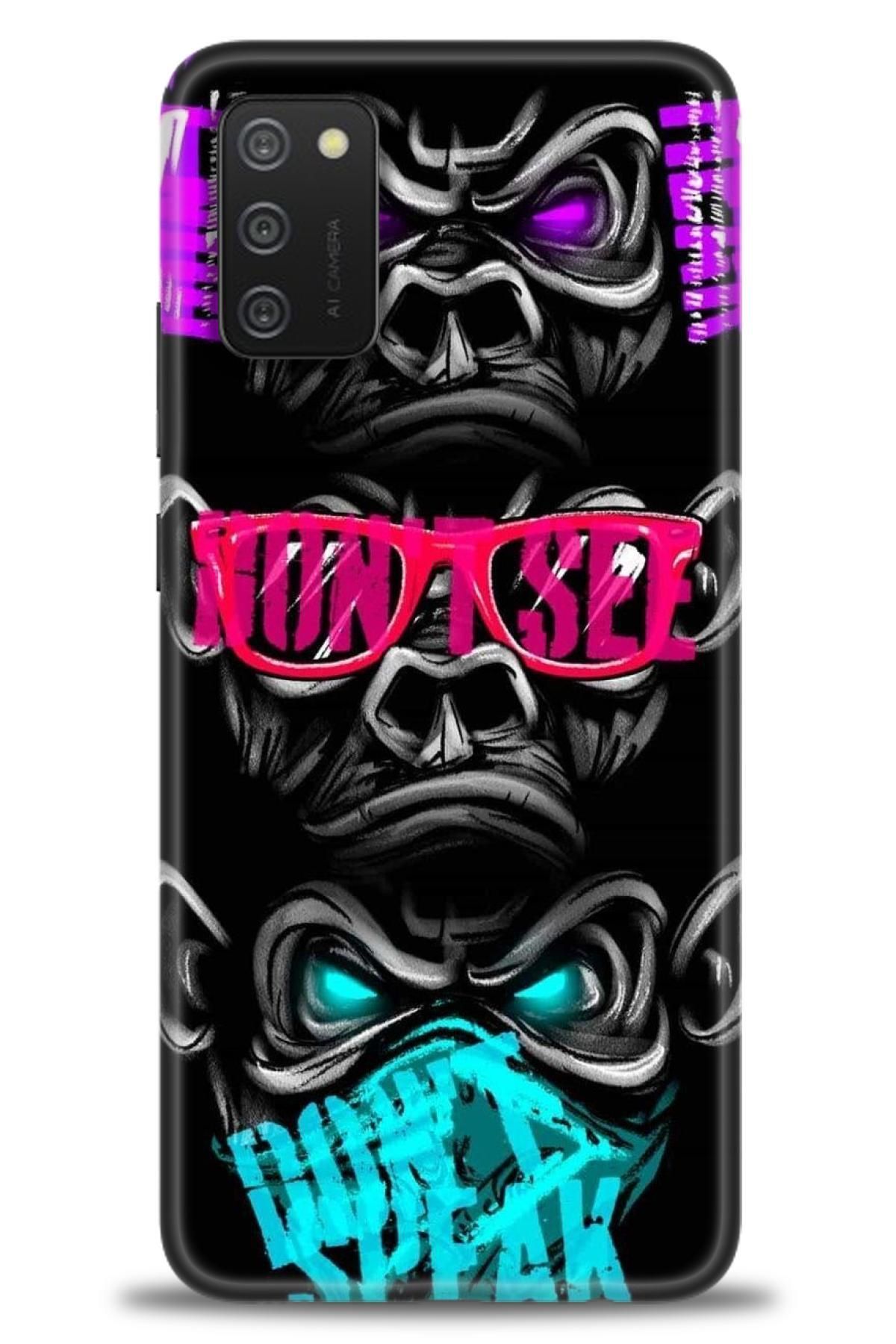 CooperTech Samsung Galaxy A03S İle Uyumlu HD Baskılı Desenli Silikon Kılıf - 944