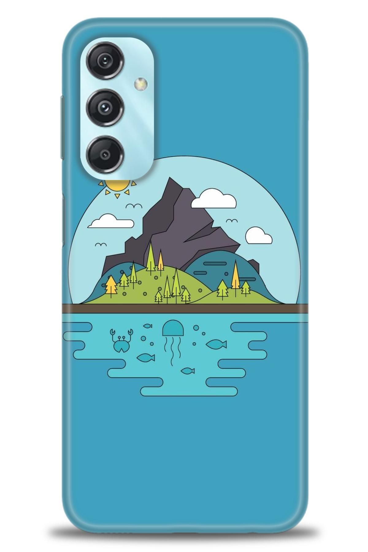 CooperTech Samsung Galaxy M34 5G İle Uyumlu HD Baskılı Desenli Silikon Kılıf - 845