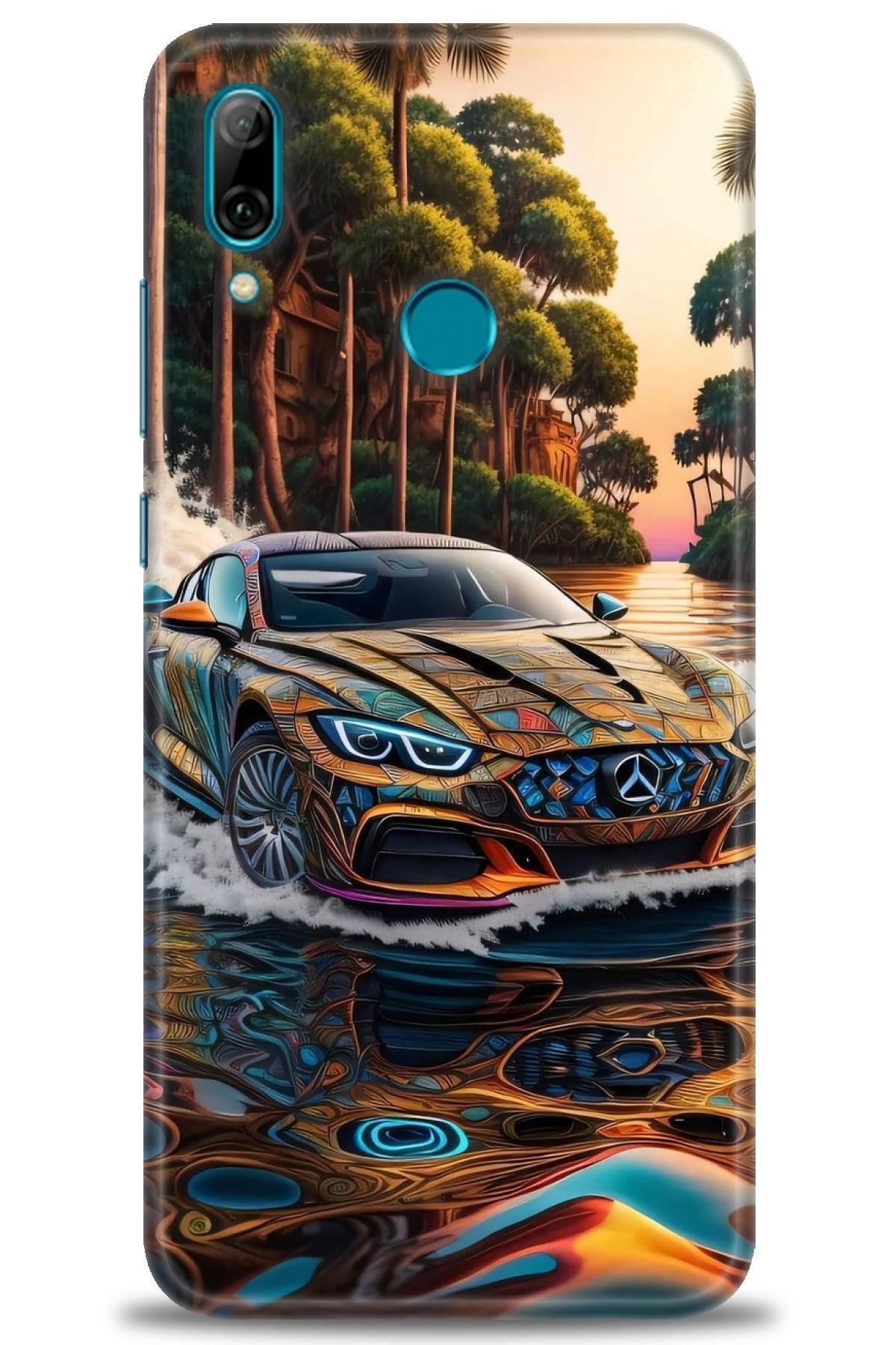 CooperTech Huawei P Smart Pro 2019 İle Uyumlu HD Baskılı Silikon Kılıf - 577