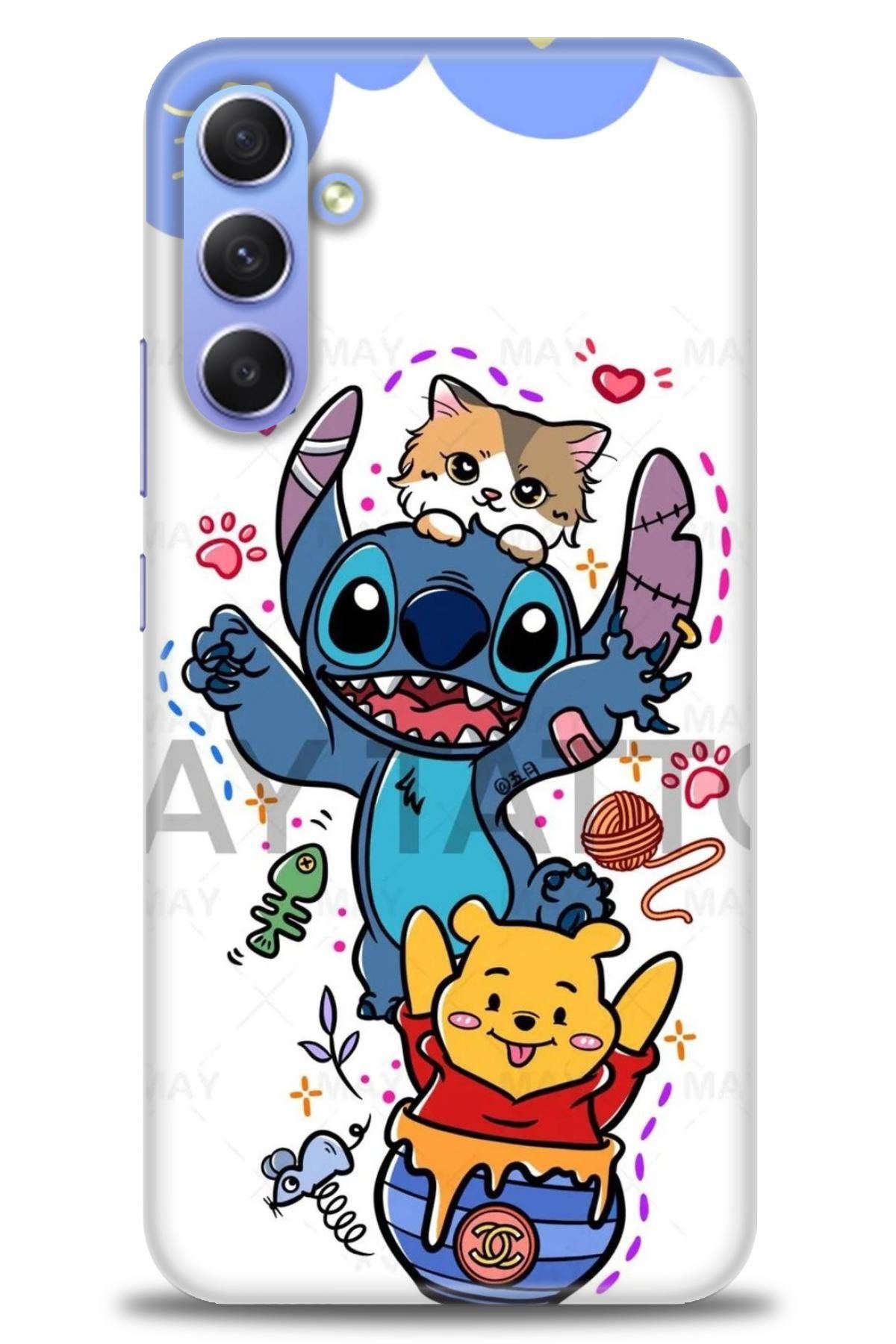CooperTech Samsung Galaxy A24 İle Uyumlu HD Baskılı Desenli Silikon Kılıf - 296