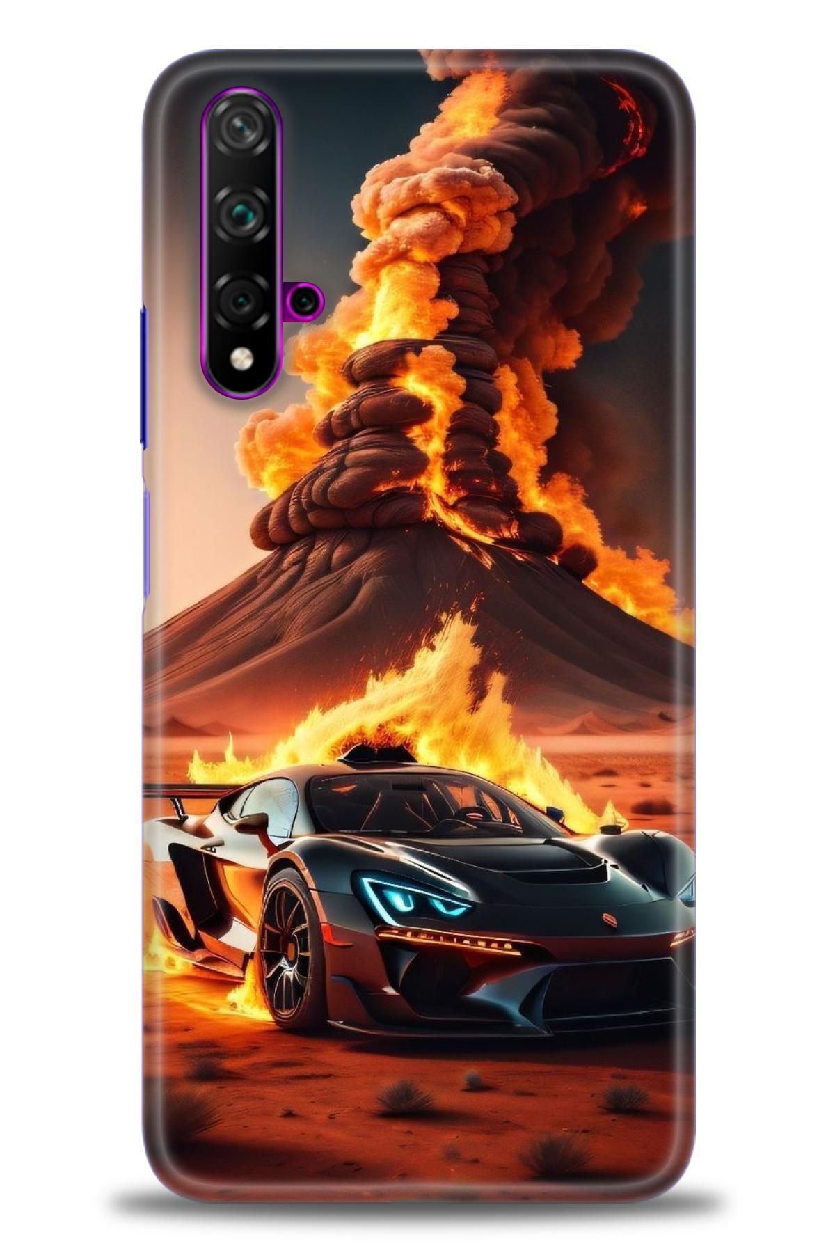 CooperTech Huawei Nova 5T İle Uyumlu HD Baskılı Silikon Kılıf - 856