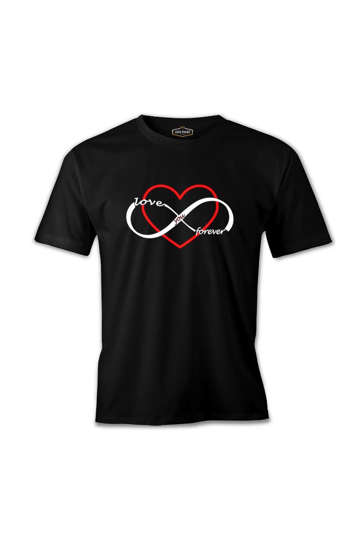 Lord T-Shirt Love You Forever Siyah Erkek Tshirt