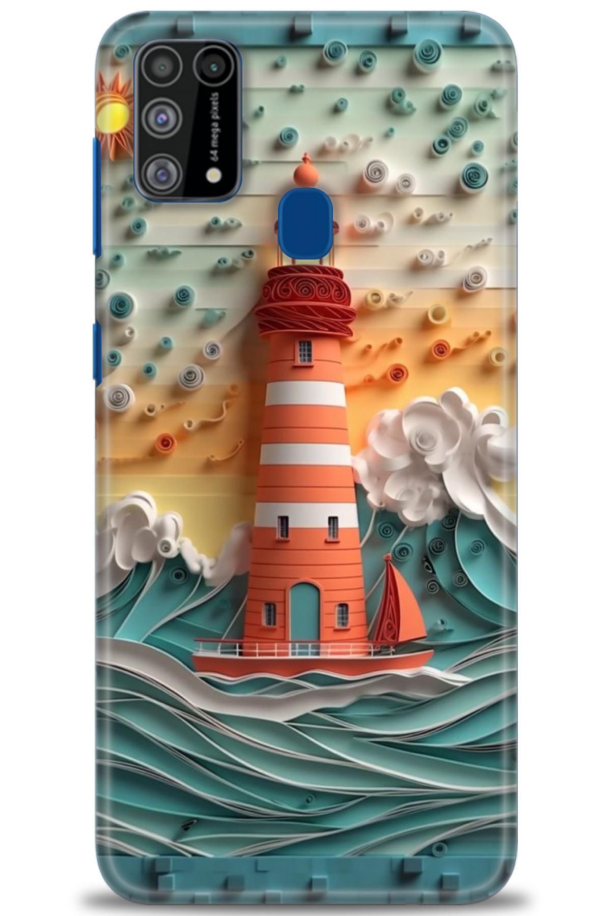 CooperTech Samsung Galaxy M31 İle Uyumlu HD Baskılı Desenli Silikon Kılıf - 881