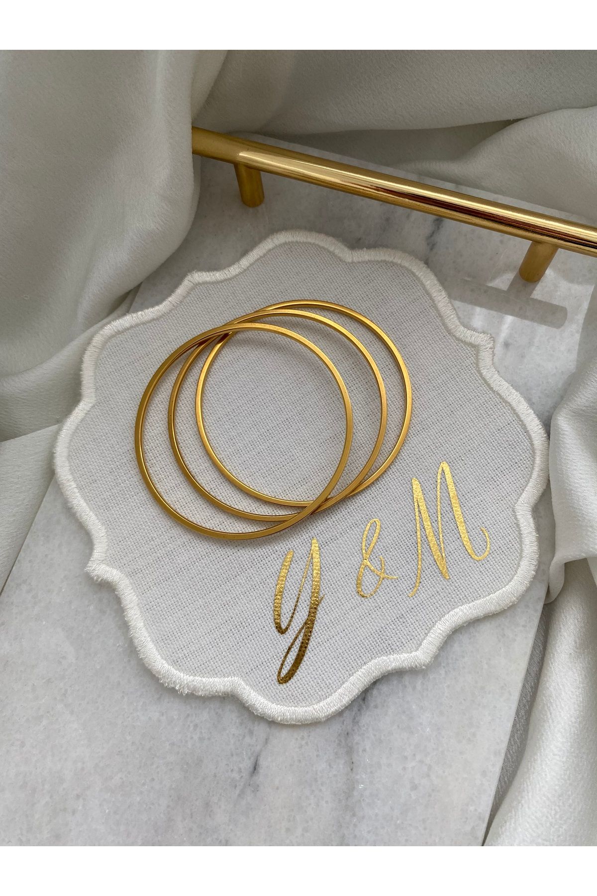 YM ÇELİK GOLD 3'LÜ AJDA BİLEZİK