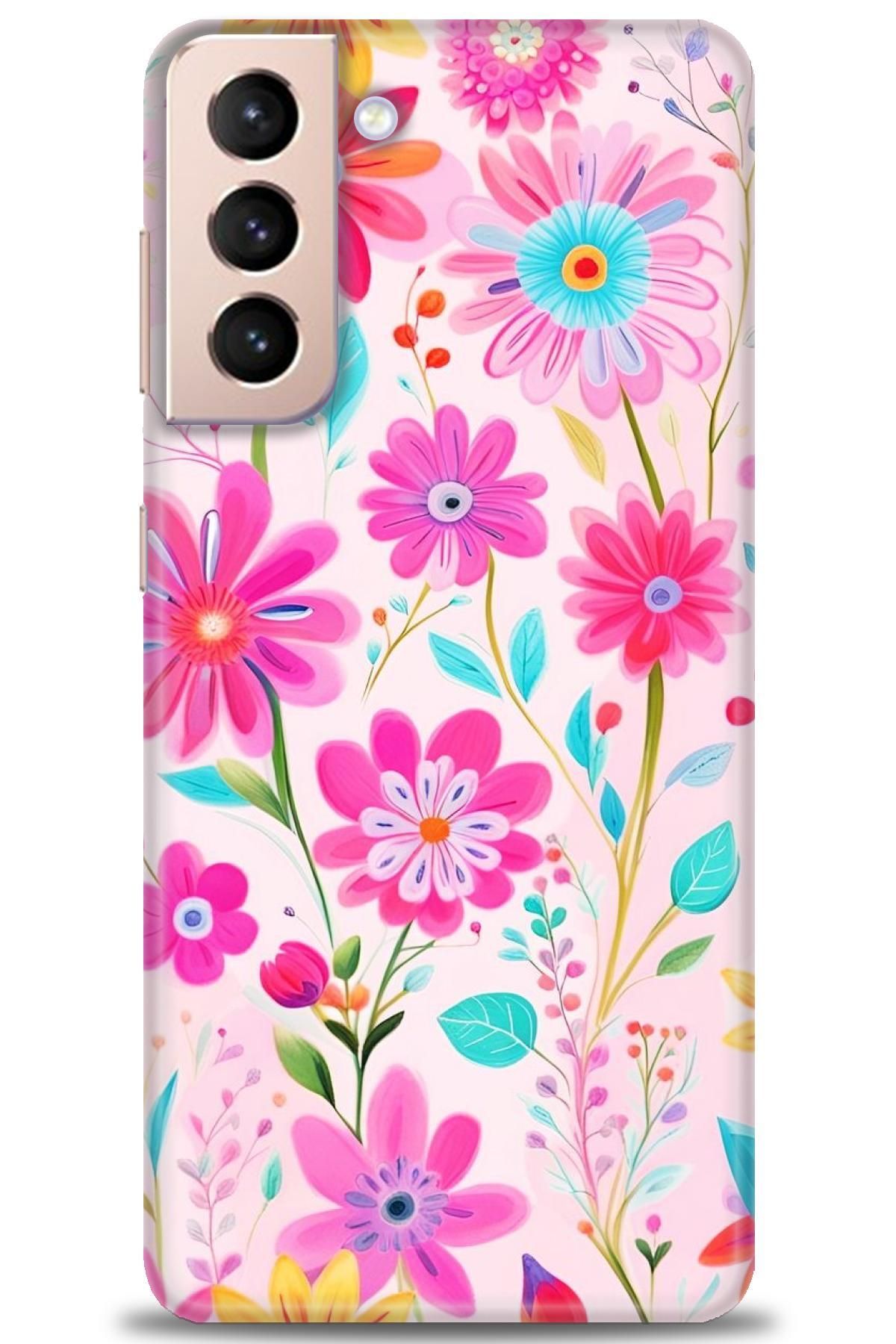 CooperTech Samsung Galaxy S21 FE İle Uyumlu HD Baskılı Desenli Silikon Kılıf - 548
