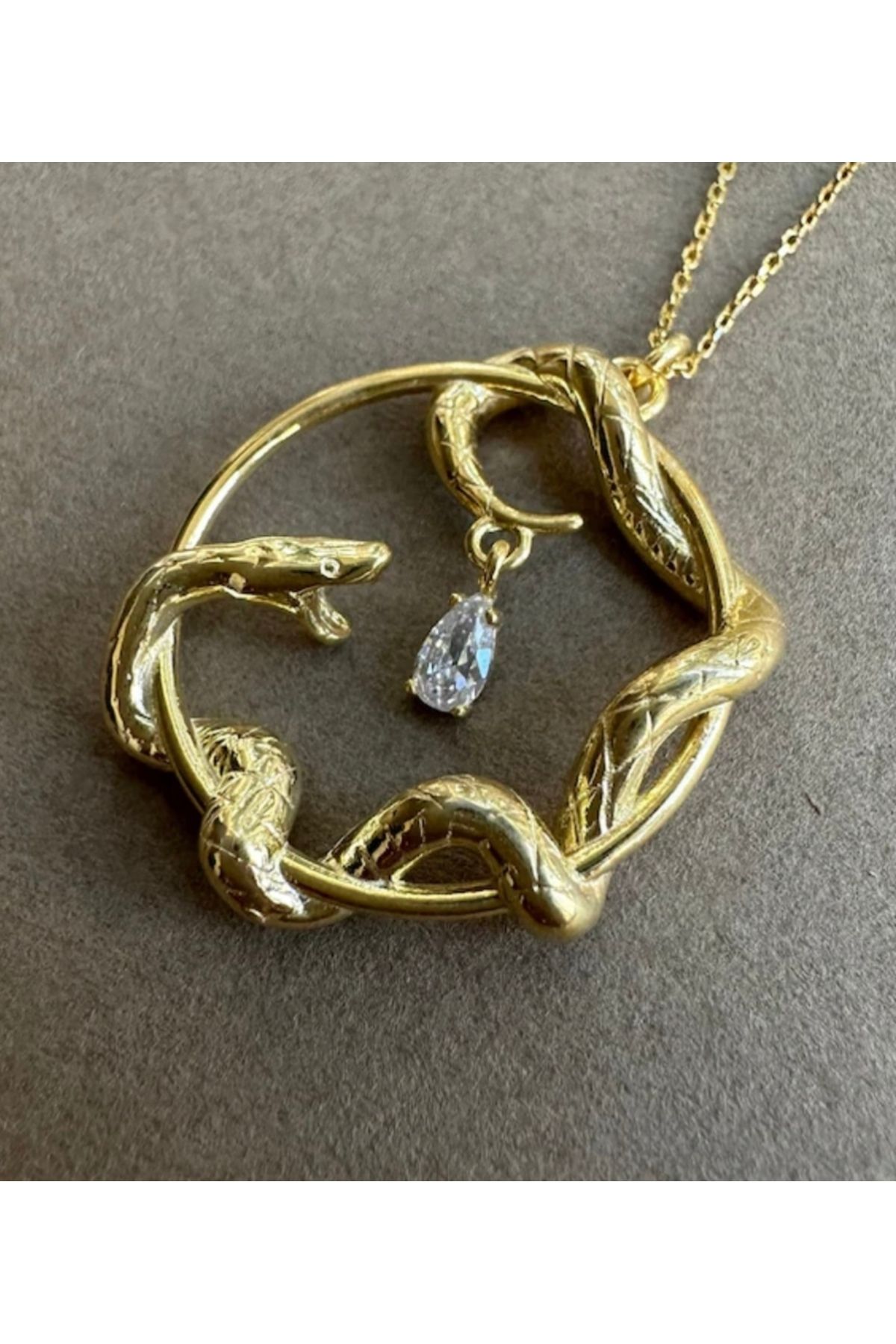 Wind Silver Snake Özel Tasarım Kolye