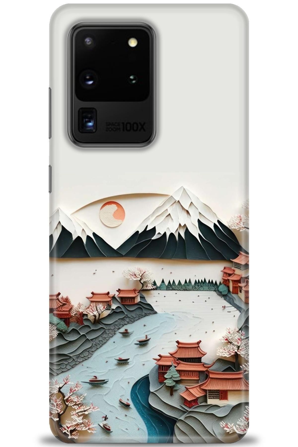 CooperTech Samsung Galaxy S20 Utra İle Uyumlu HD Baskılı Desenli Silikon Kılıf - 322
