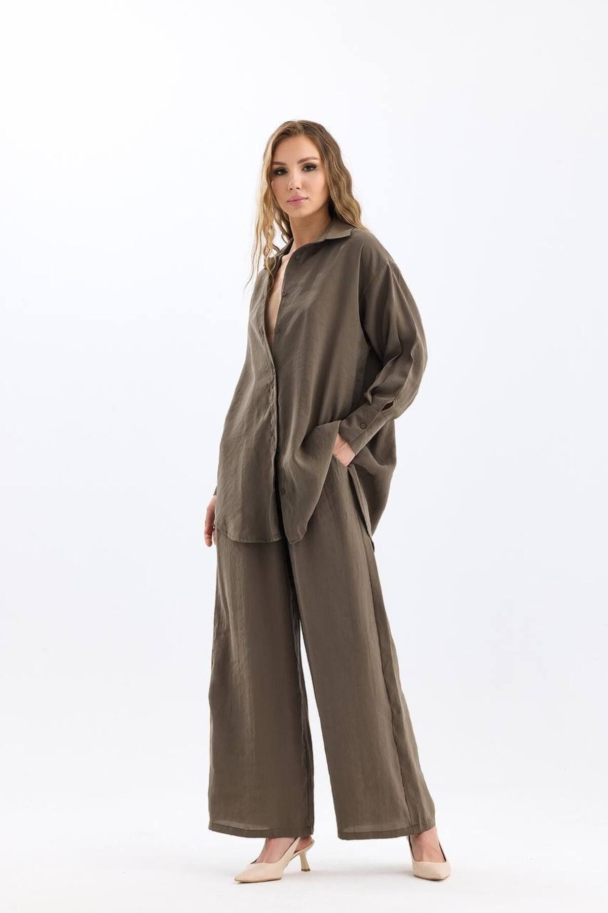 RecordHealing Yazlık terletmez tunik pantolon takım