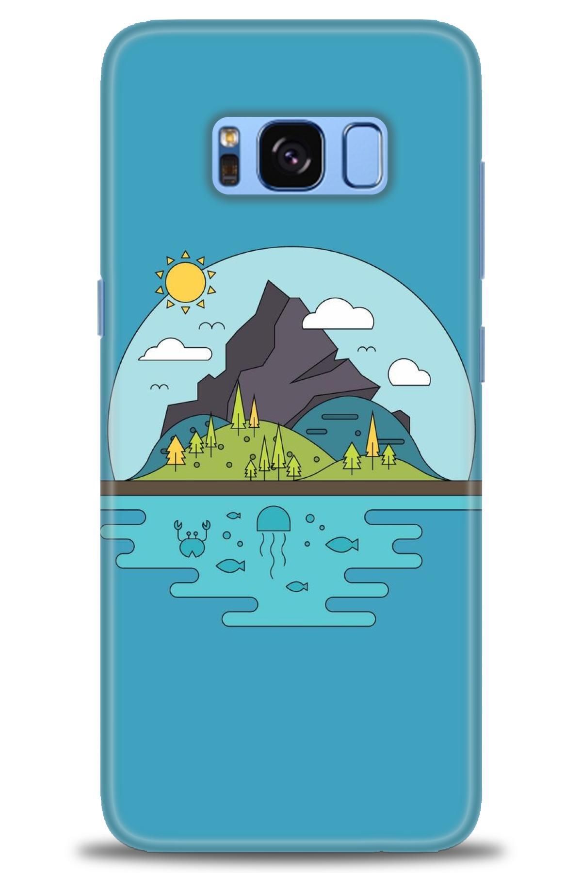 CooperTech Samsung Galaxy S8 İle Uyumlu HD Baskılı Desenli Silikon Kılıf - 845