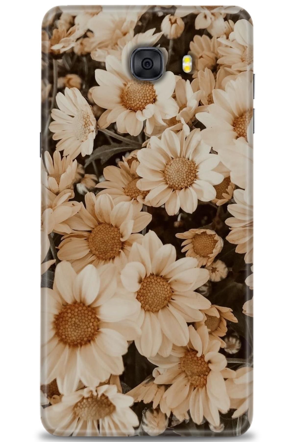 CooperTech Samsung Galaxy C9 Pro İle Uyumlu HD Baskılı Desenli Silikon Kılıf - 53