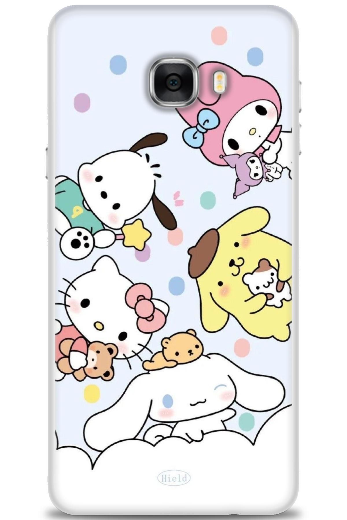 CooperTech Samsung Galaxy C7 İle Uyumlu HD Baskılı Desenli Silikon Kılıf - 1051