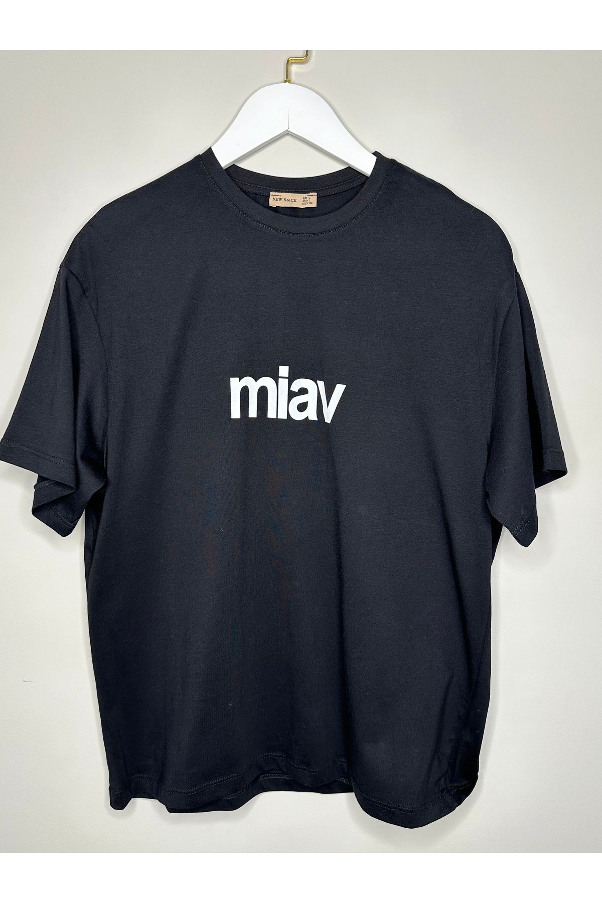 NEW NOCE Miav yazılı T-shirt