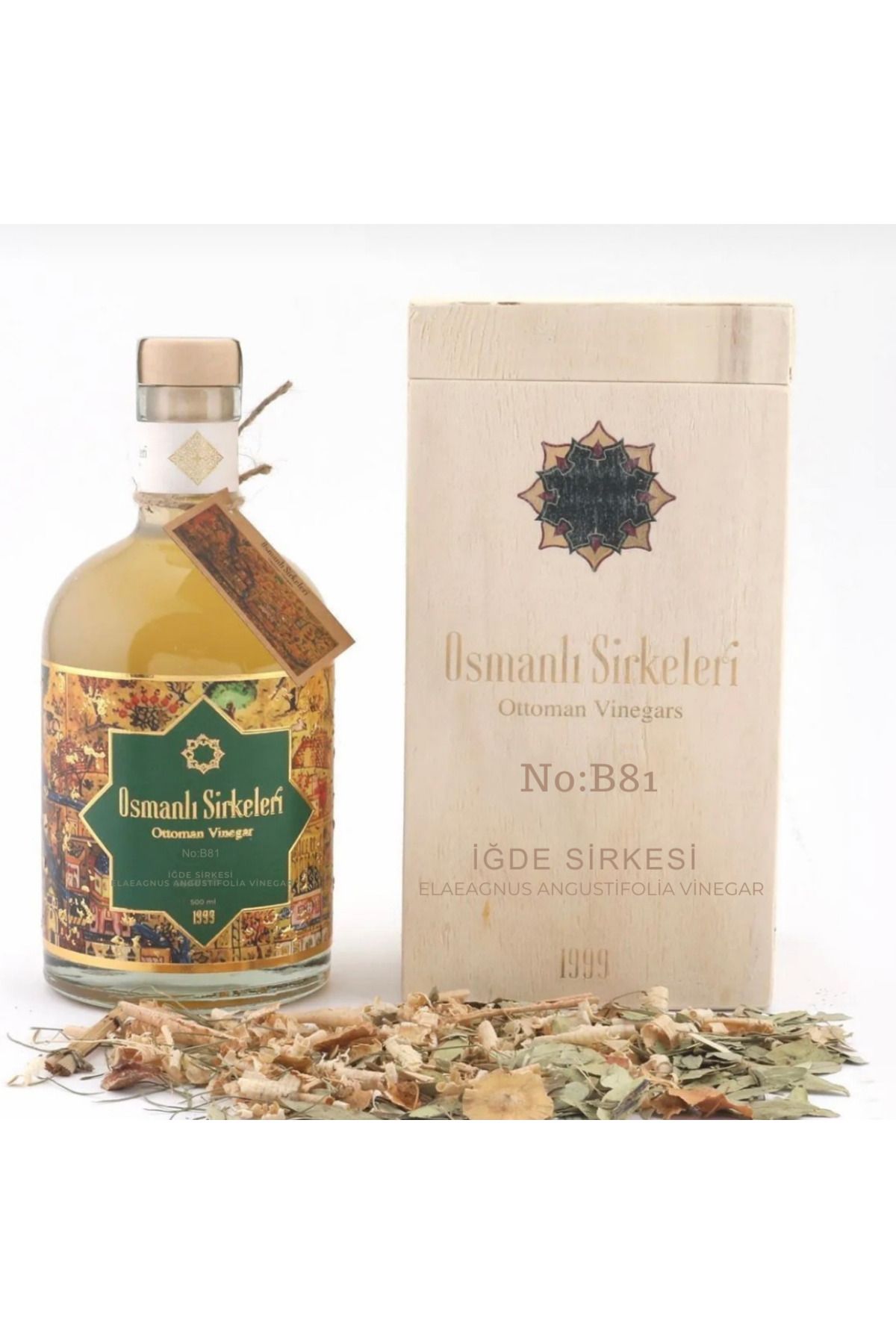 osmanlı sirkeleri OSMANLI SİRKELERİ NO: B81 İĞDE SİRKESİ 500ML