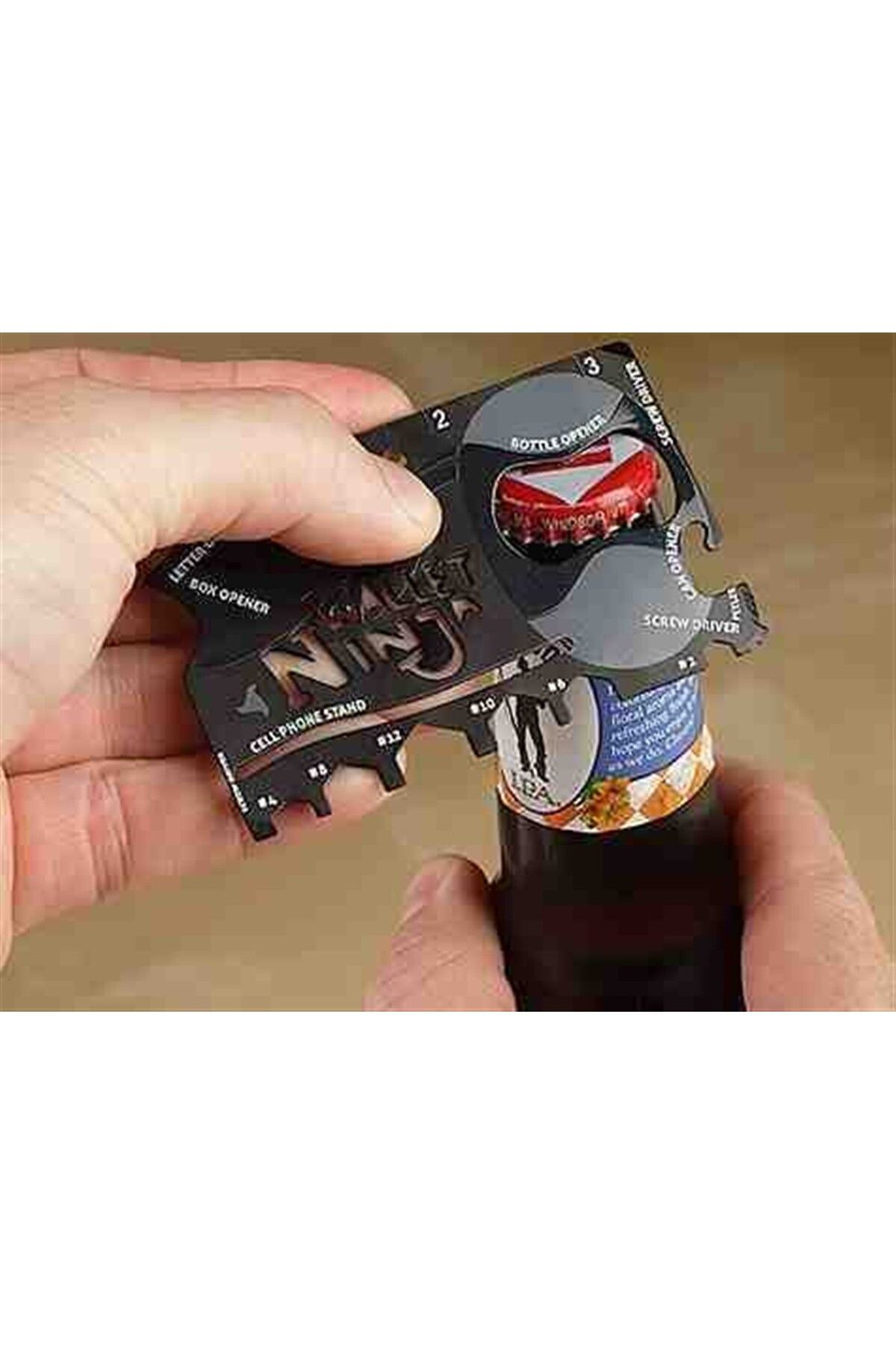 Biomak Ninja Wallet 18 in 1 Multi Tool Kit Kart Şeklinde Çok Amaçlı Aparat