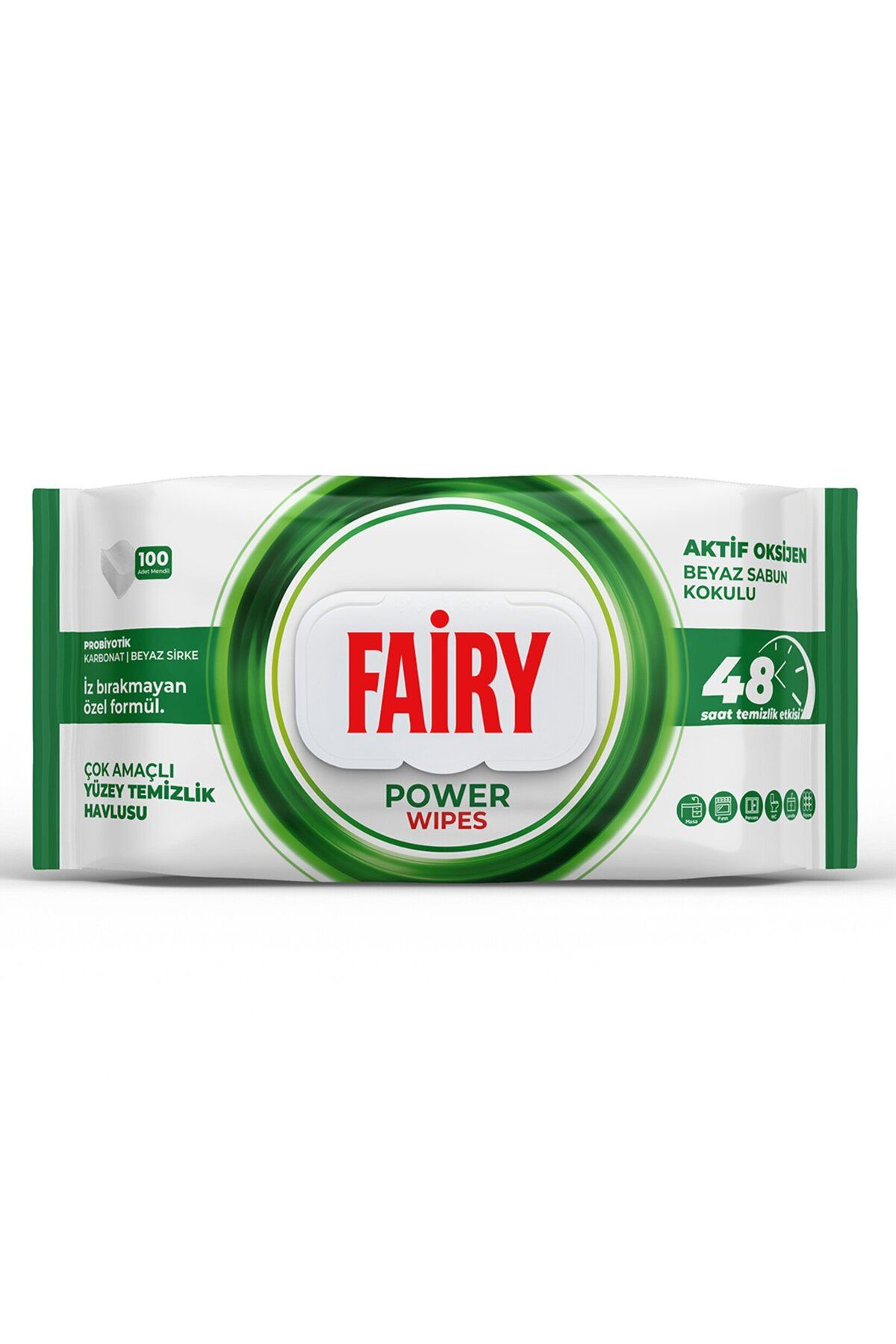 Fairy Yüzey Temizlik Havlusu Beyaz Sabun 100'lü