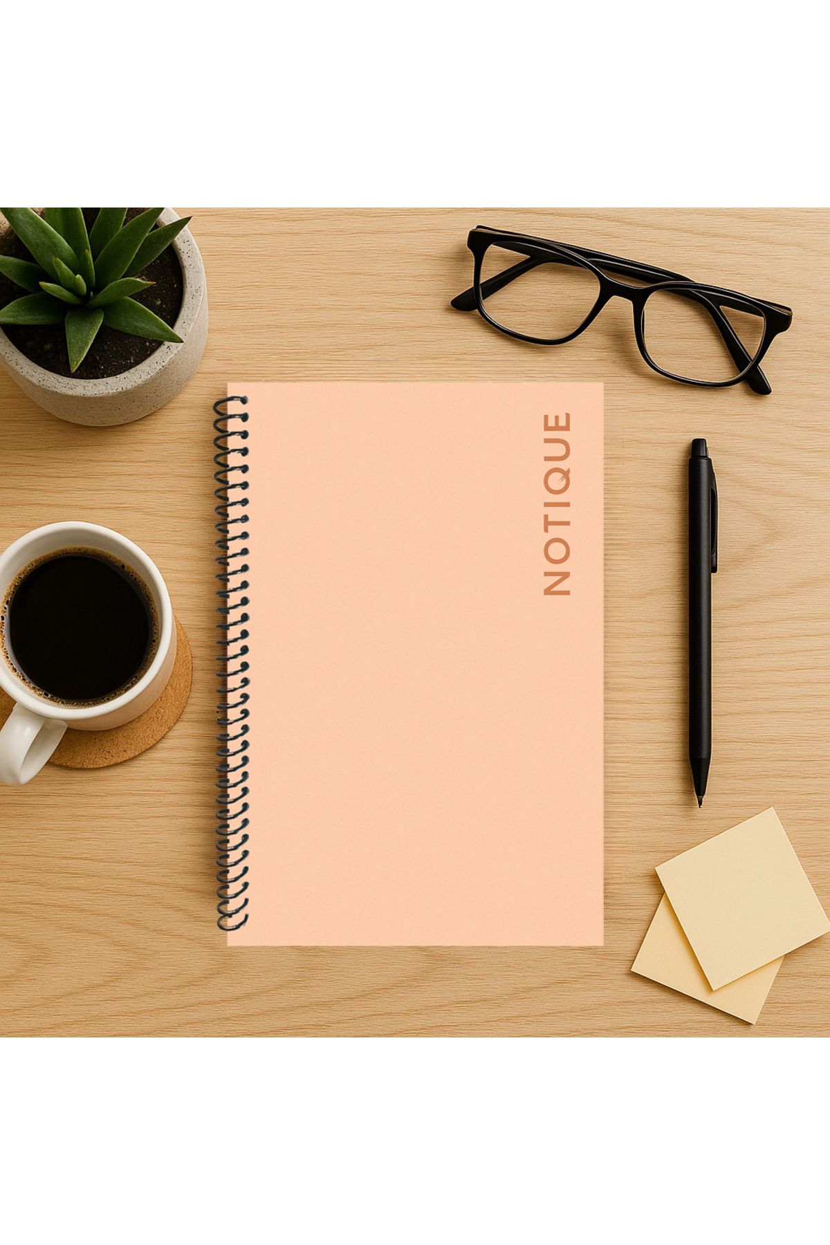 Notique Pastel Serisi A5 Çizgisiz Defter