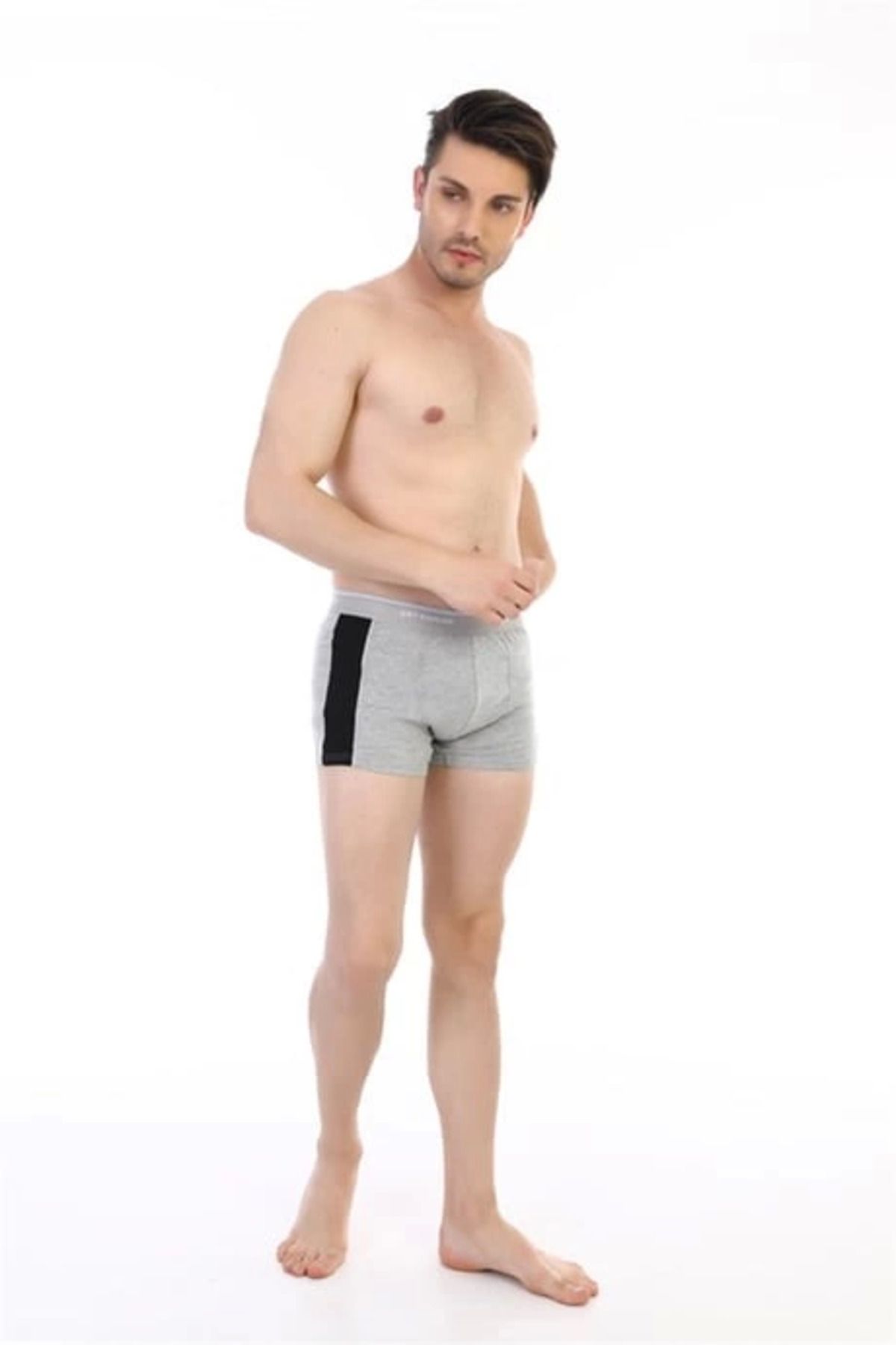 Shop58 Çift Kaplan 850 Biyeli Likralı Erkek Boxer