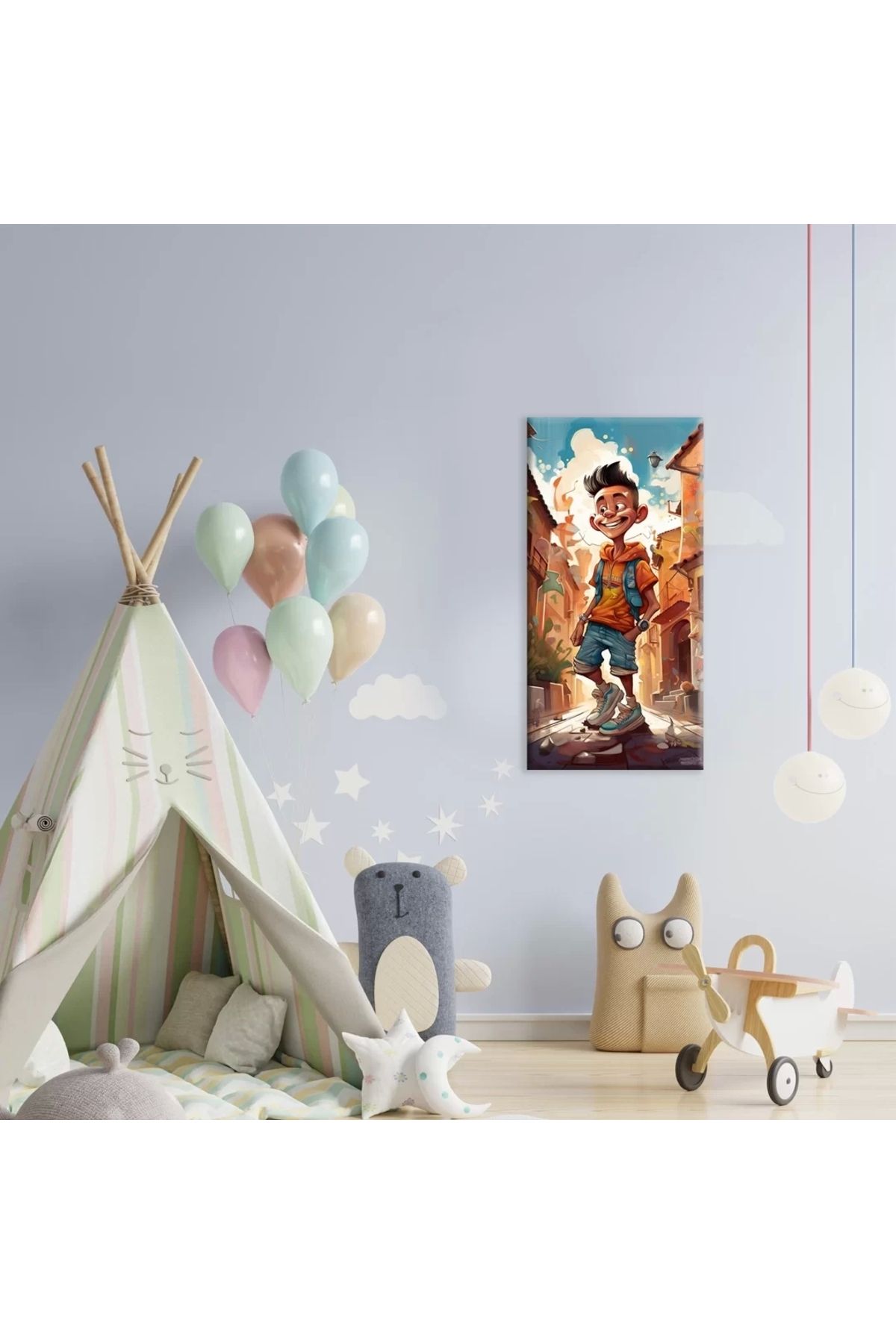 VOGLOO Macera Peşinde Kanvas Tablo