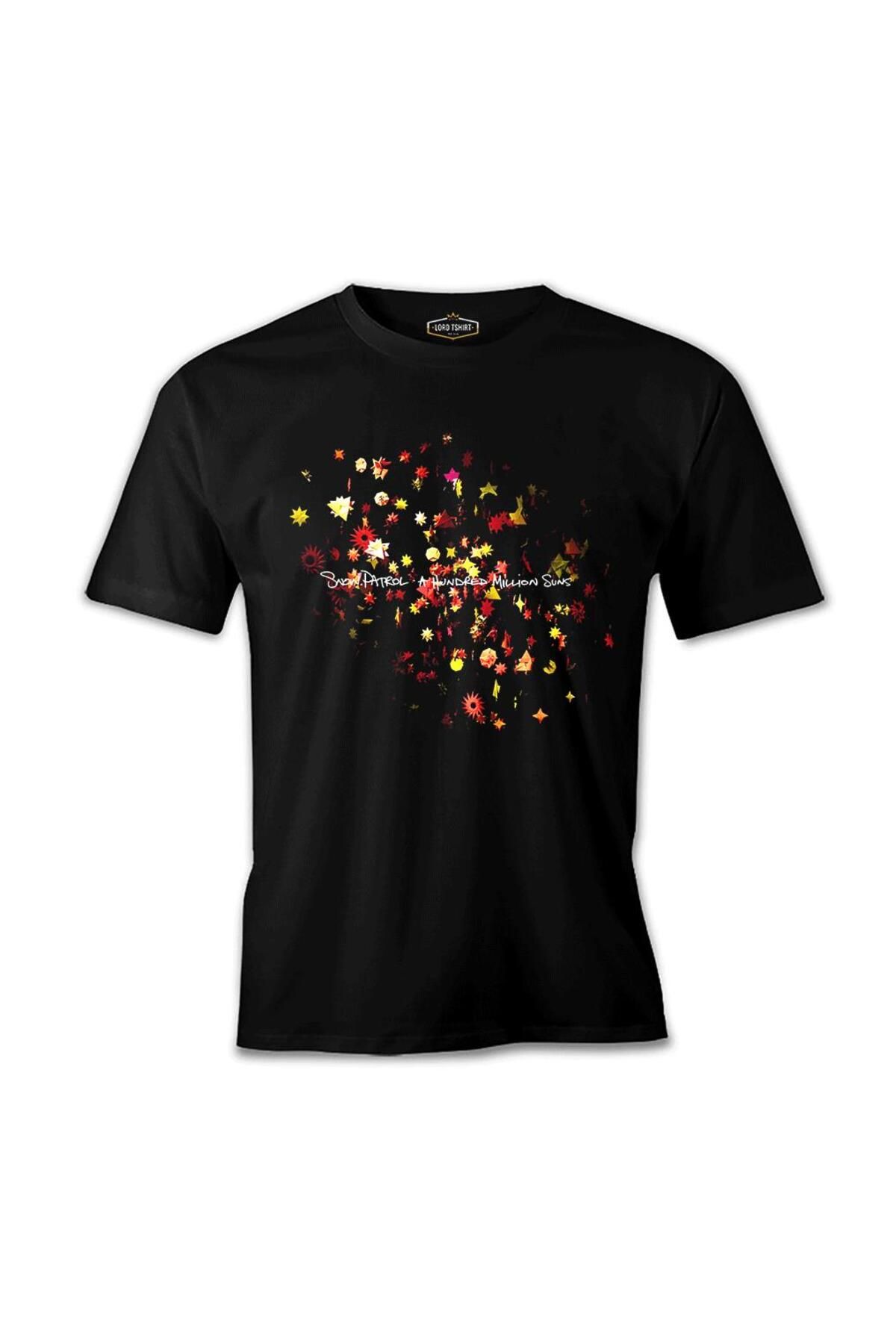 Lord T-Shirt Snow Patrol - A Hundred Million Suns Siyah Erkek Tshirt
