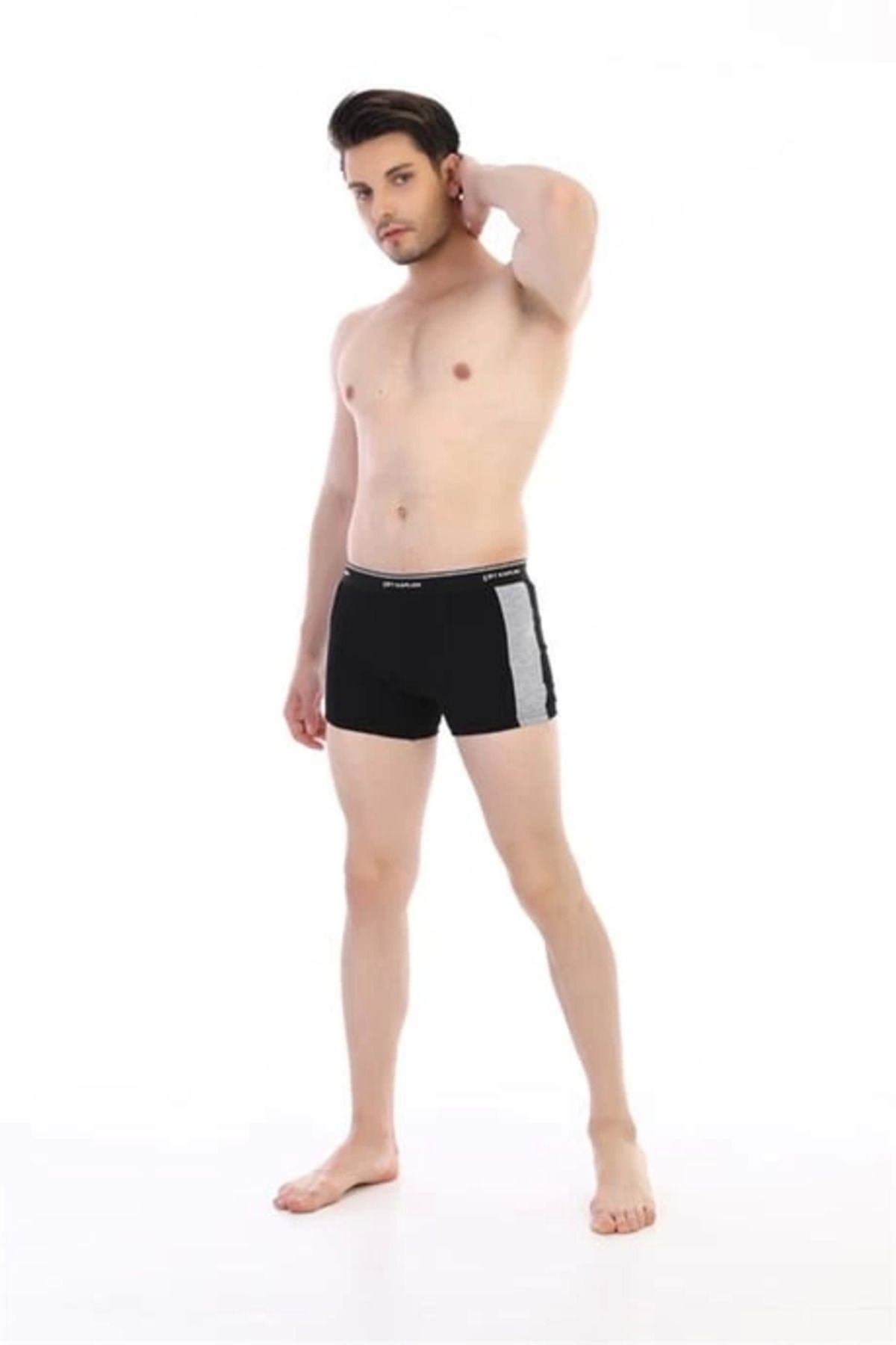 Shop58 Çift Kaplan 850 Biyeli Likralı Erkek Boxer