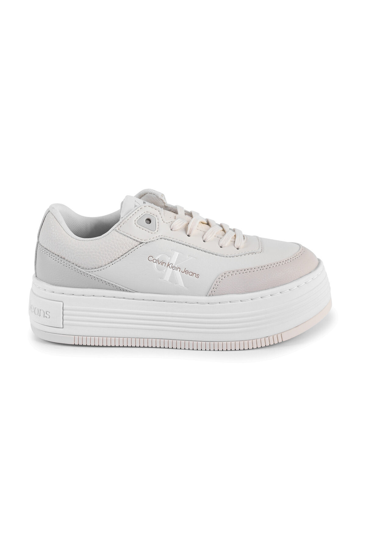 کلوین کلاین کفش کتانی پاشنه بلند لوگودار YW0YW013160GF کفش YW0YW01316 0GF